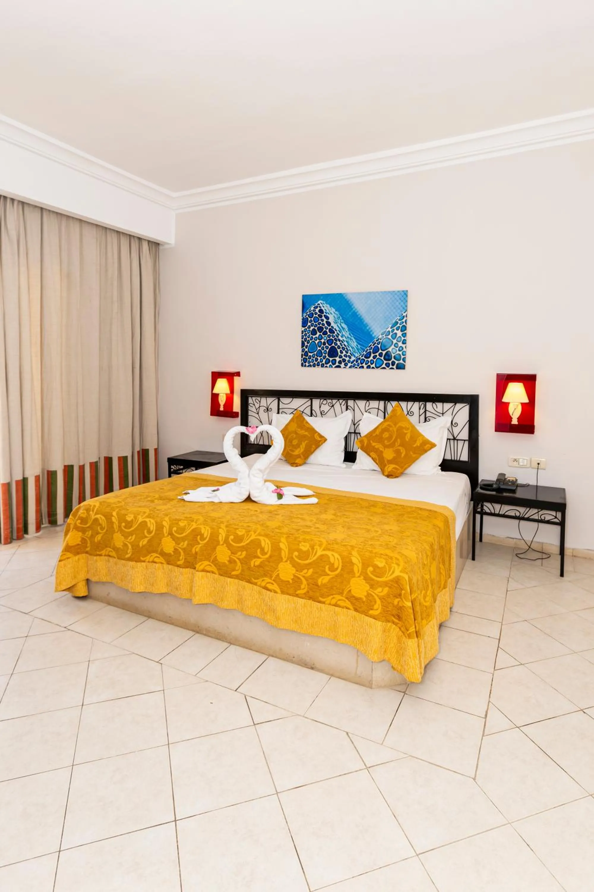 Bed in Le Petit Palais Djerba & Spa