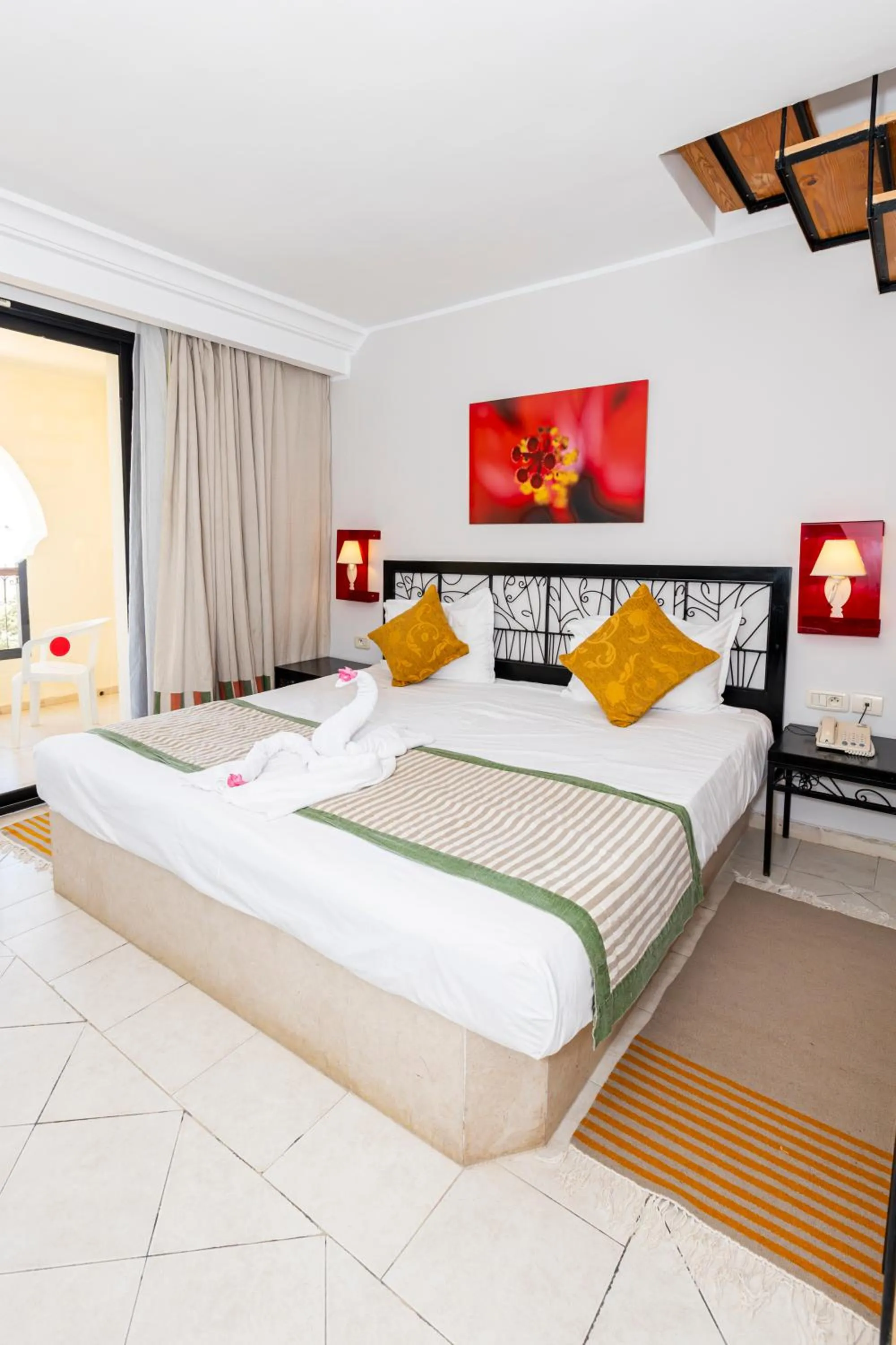 Bed in Le Petit Palais Djerba & Spa
