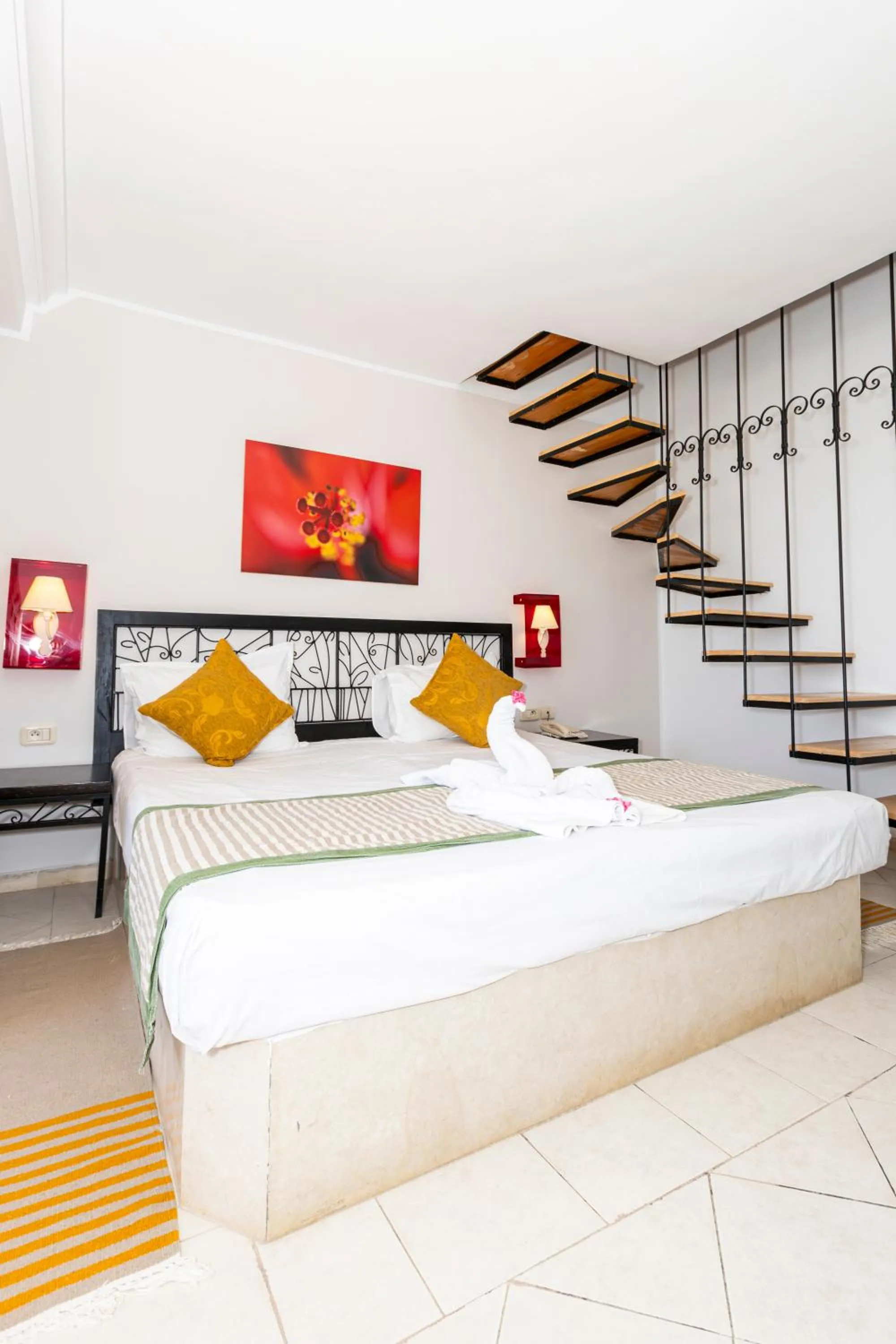 Bed in Le Petit Palais Djerba & Spa