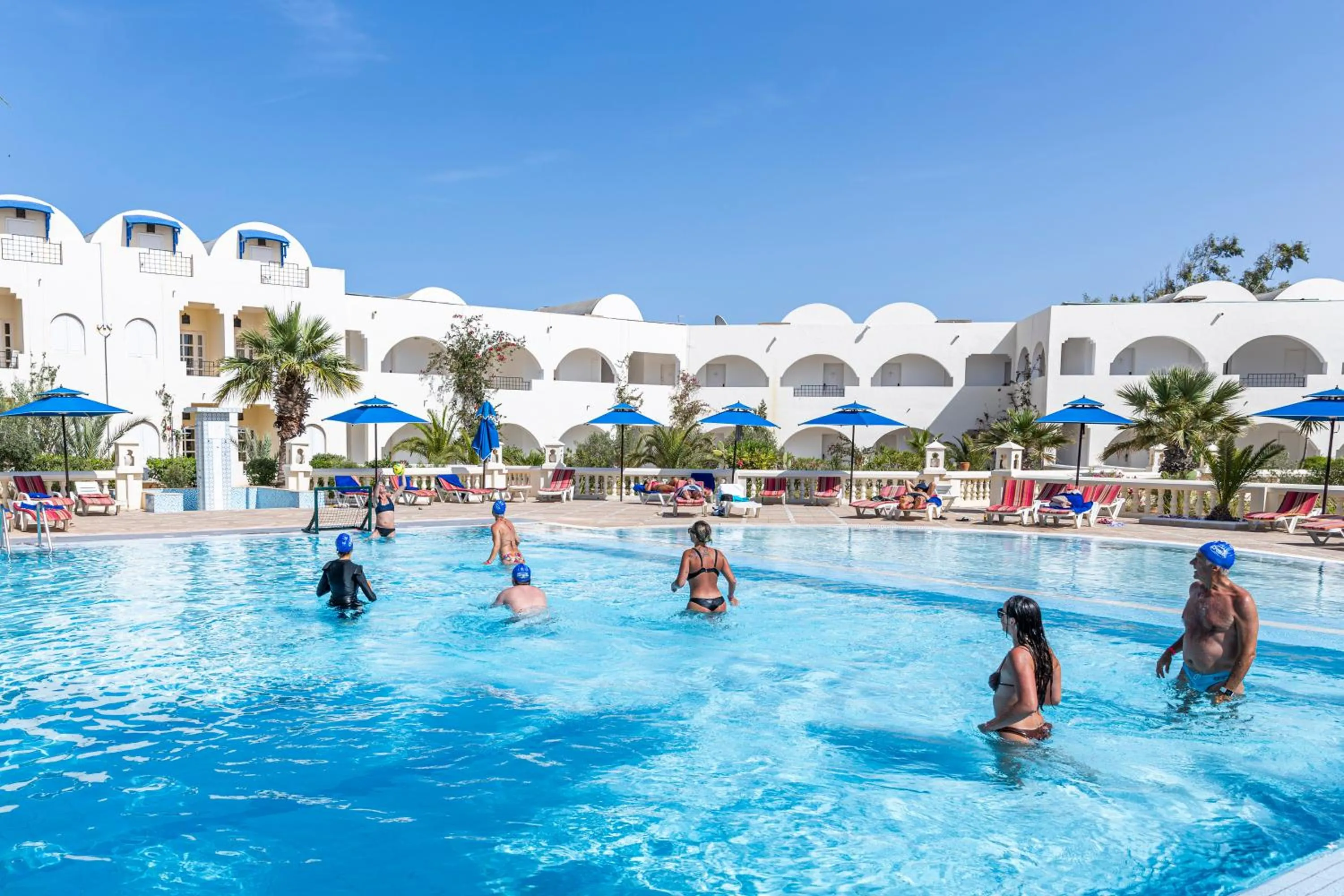 Swimming pool in Le Petit Palais Djerba & Spa