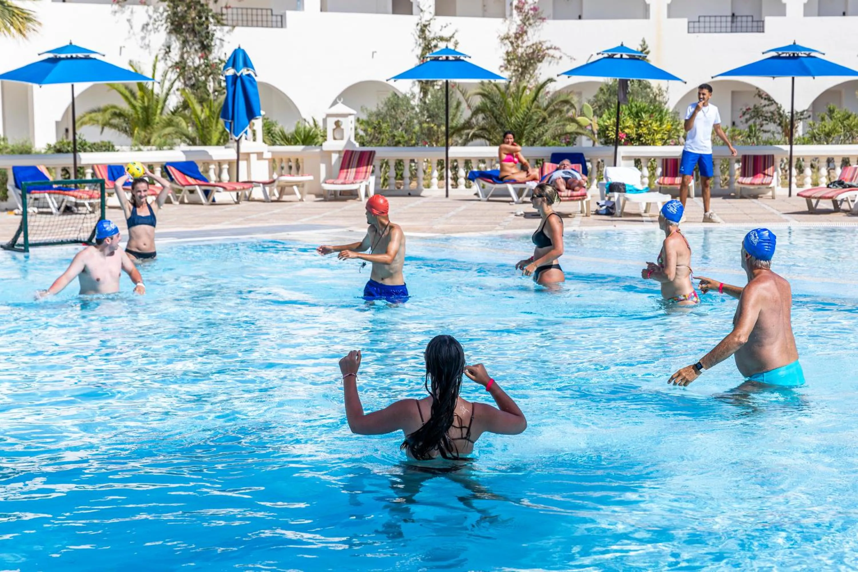 Swimming pool in Le Petit Palais Djerba & Spa