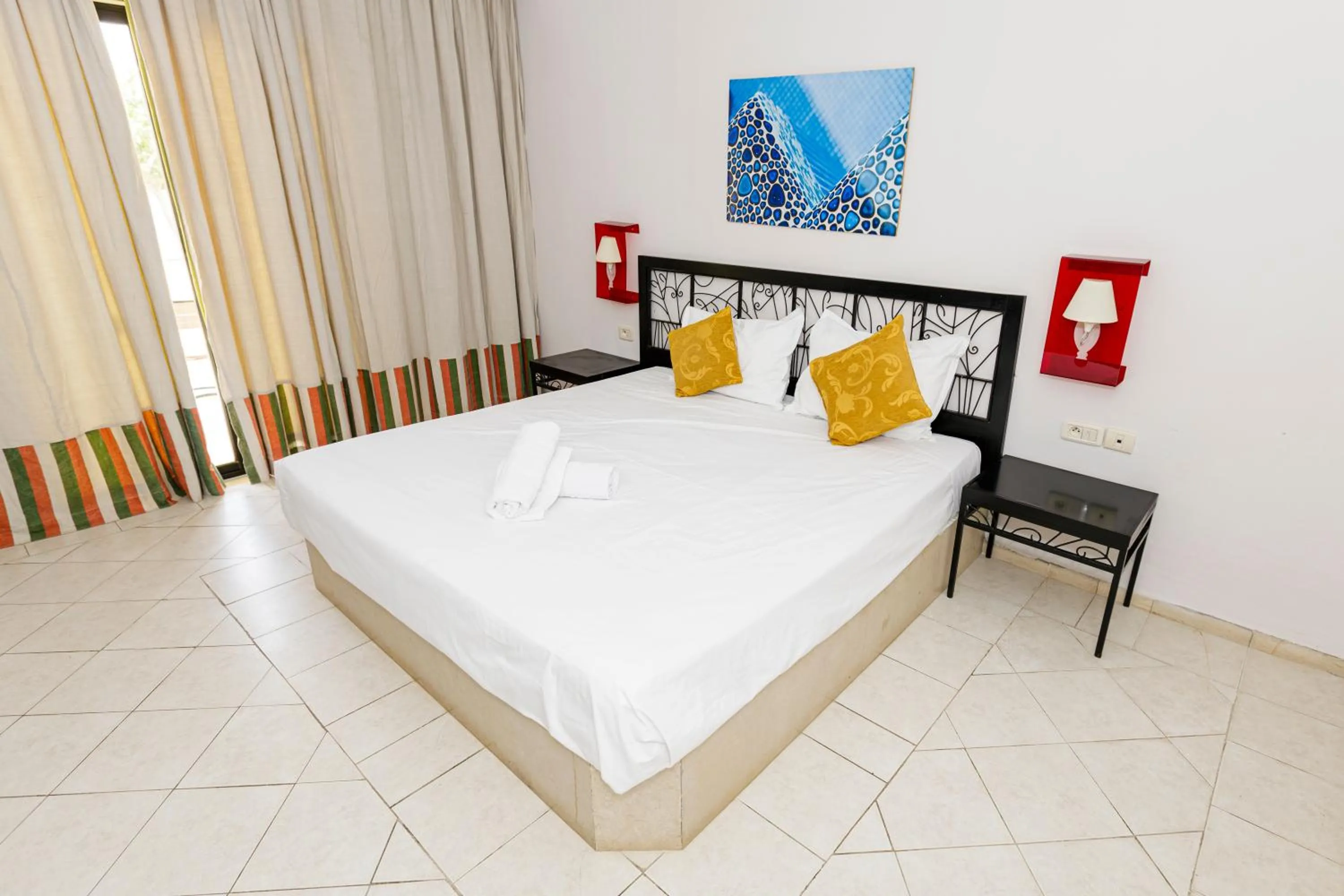 Bed in Le Petit Palais Djerba & Spa