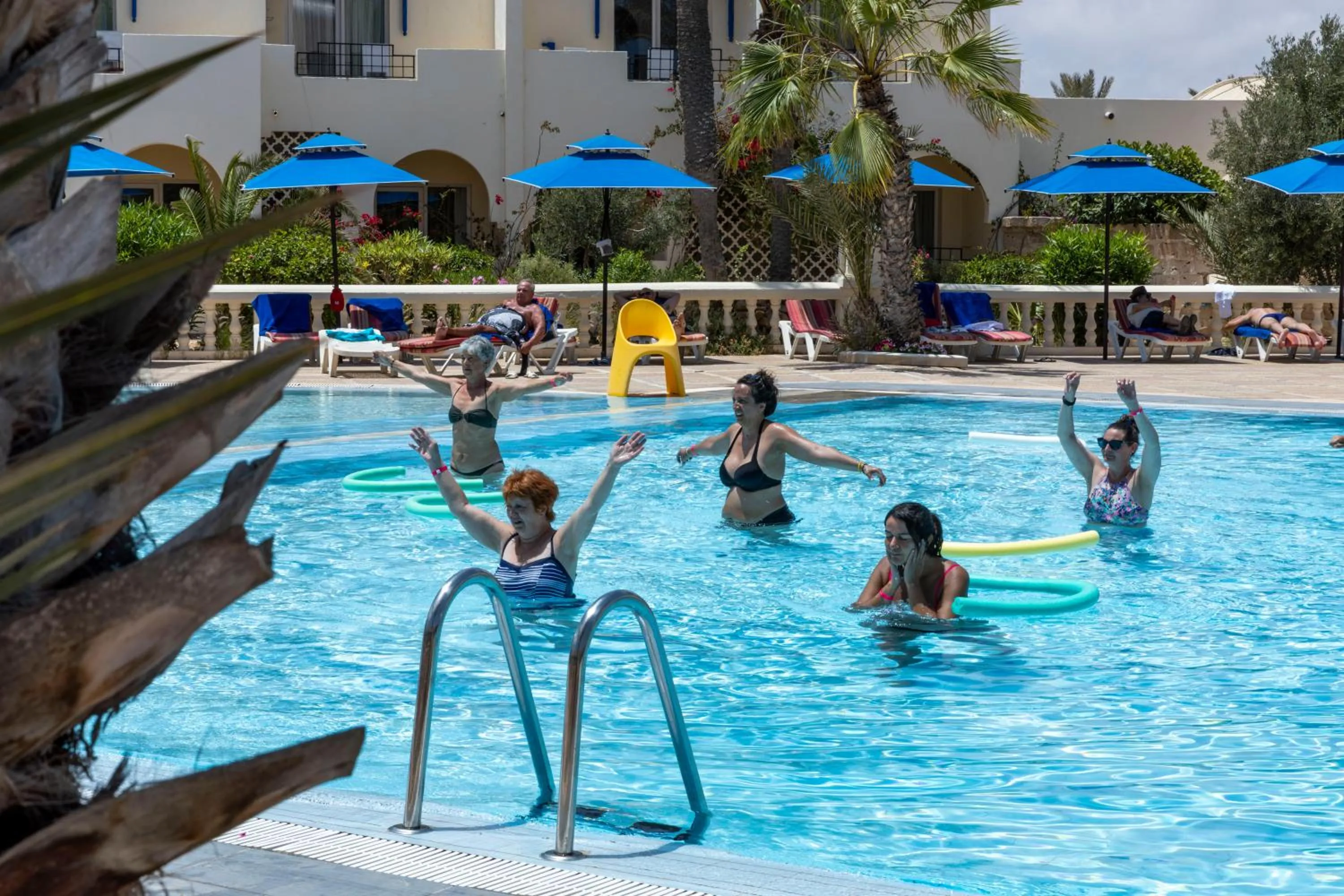 Swimming pool in Le Petit Palais Djerba & Spa