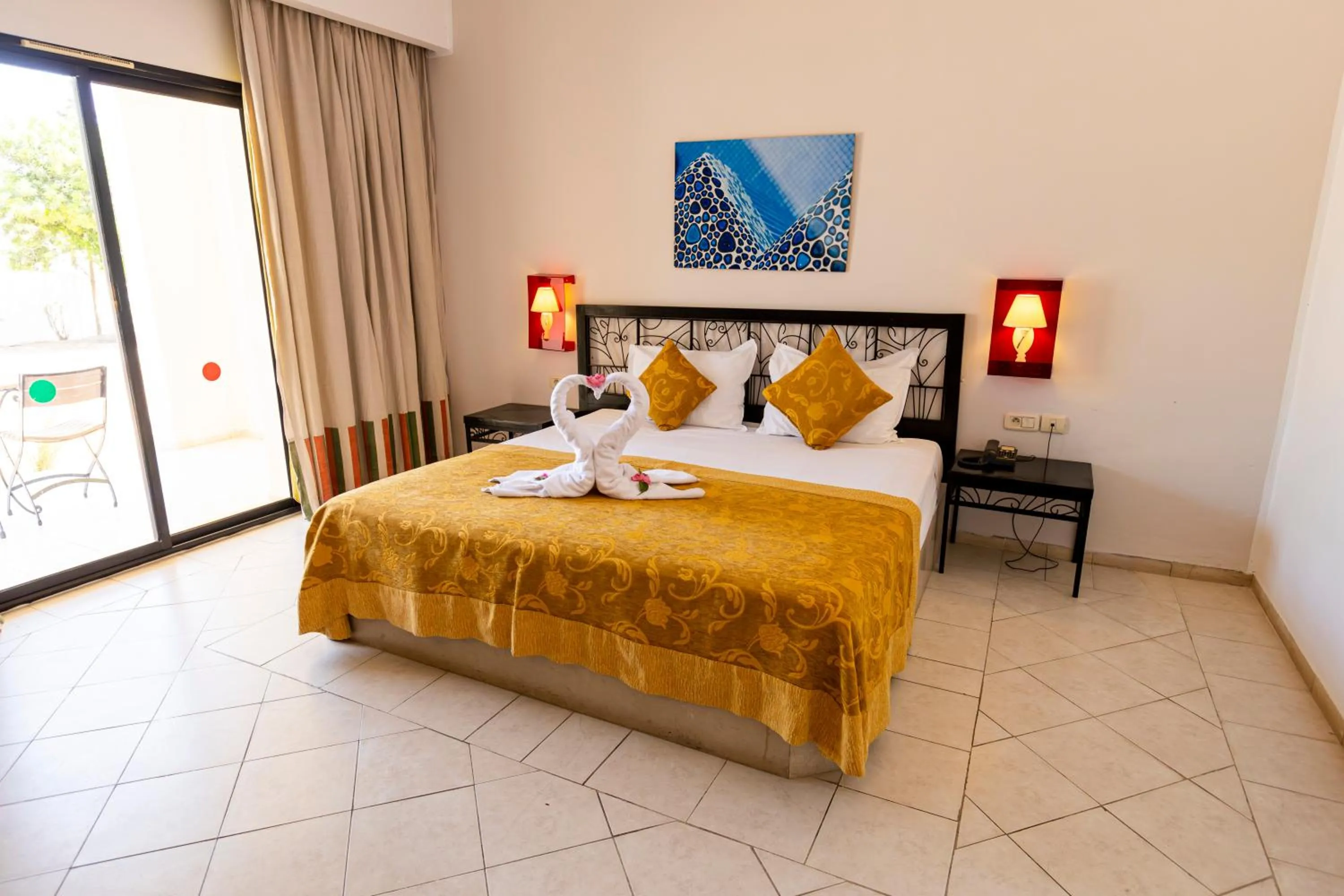 Bed in Le Petit Palais Djerba & Spa