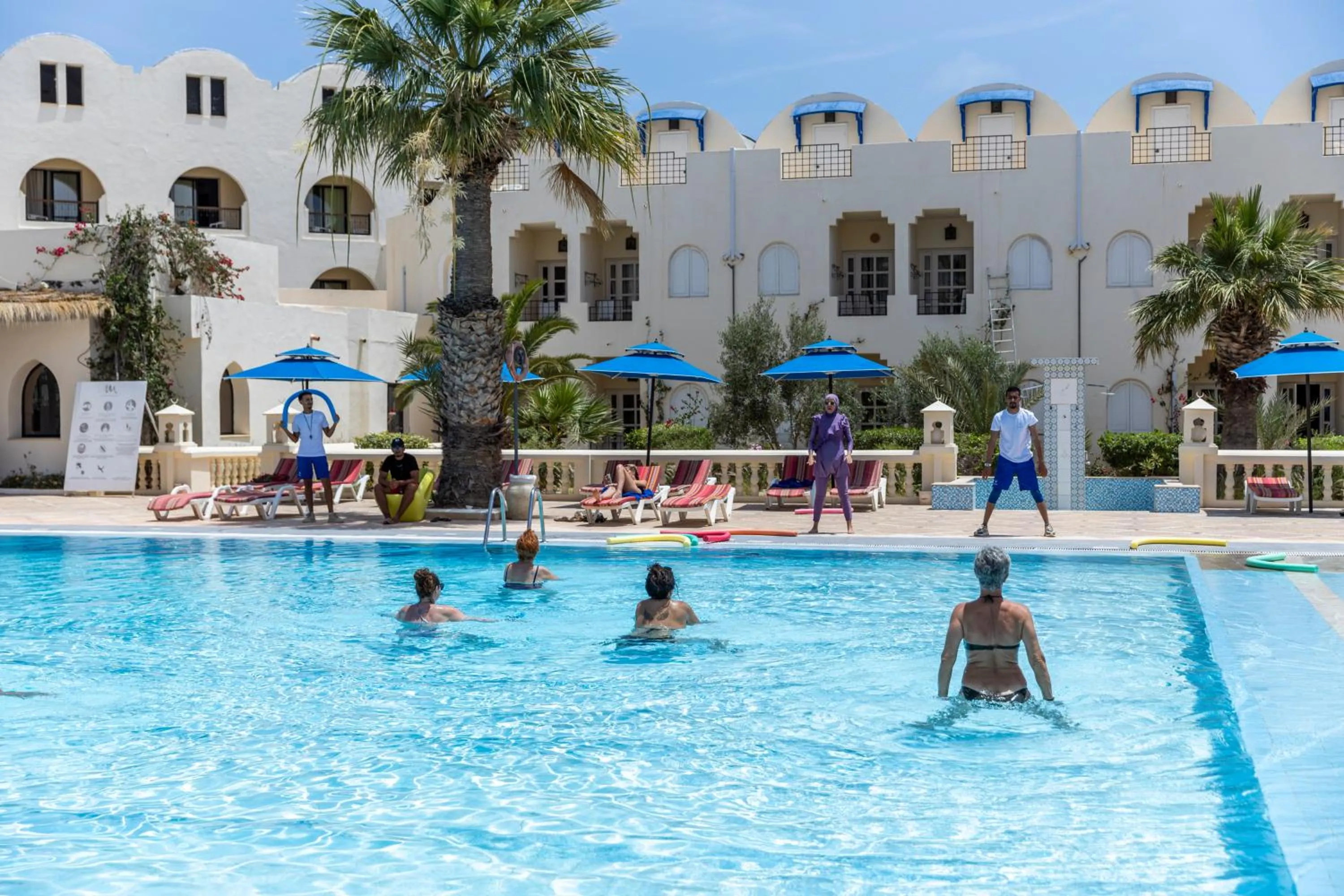 Swimming pool in Le Petit Palais Djerba & Spa
