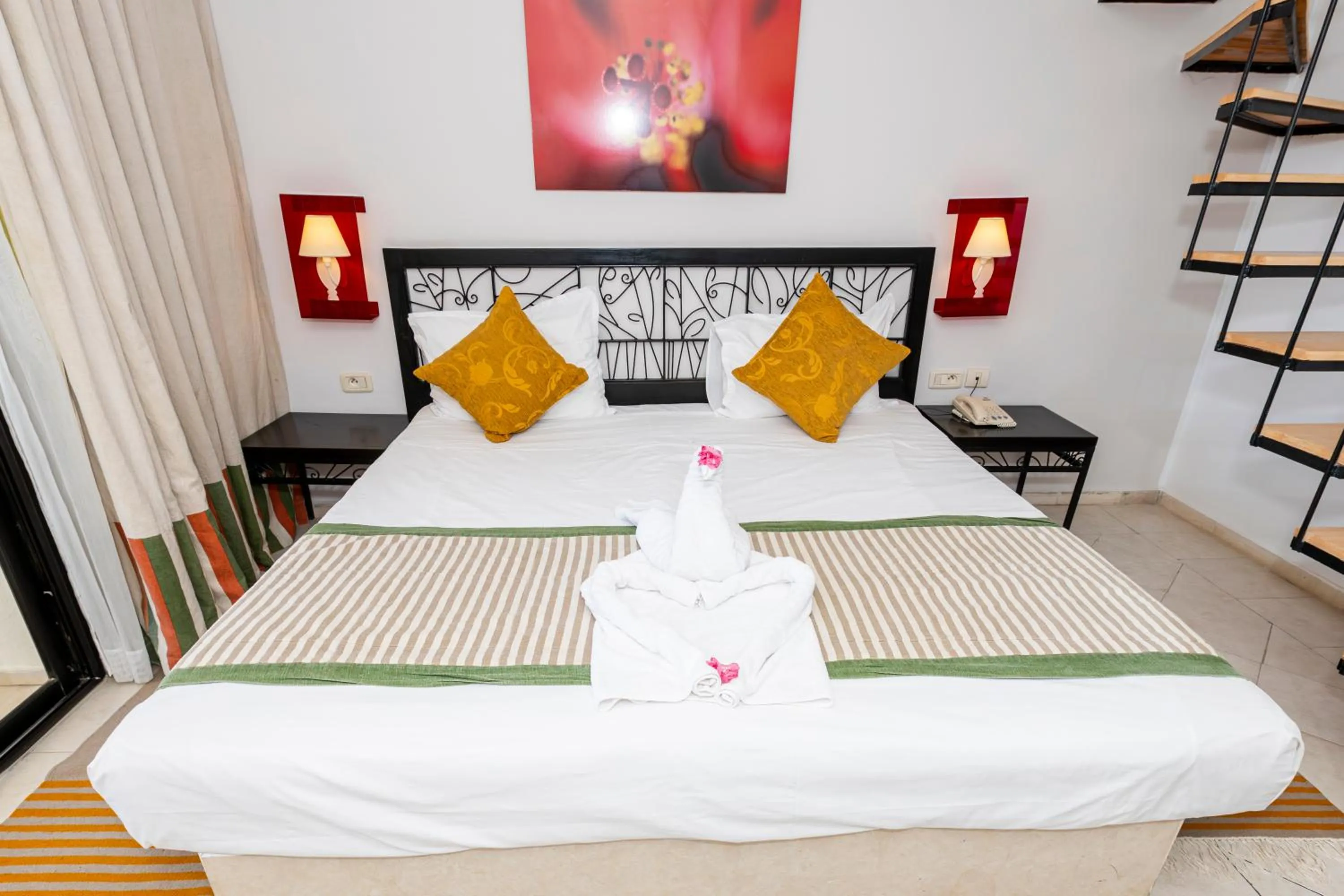 Bed in Le Petit Palais Djerba & Spa