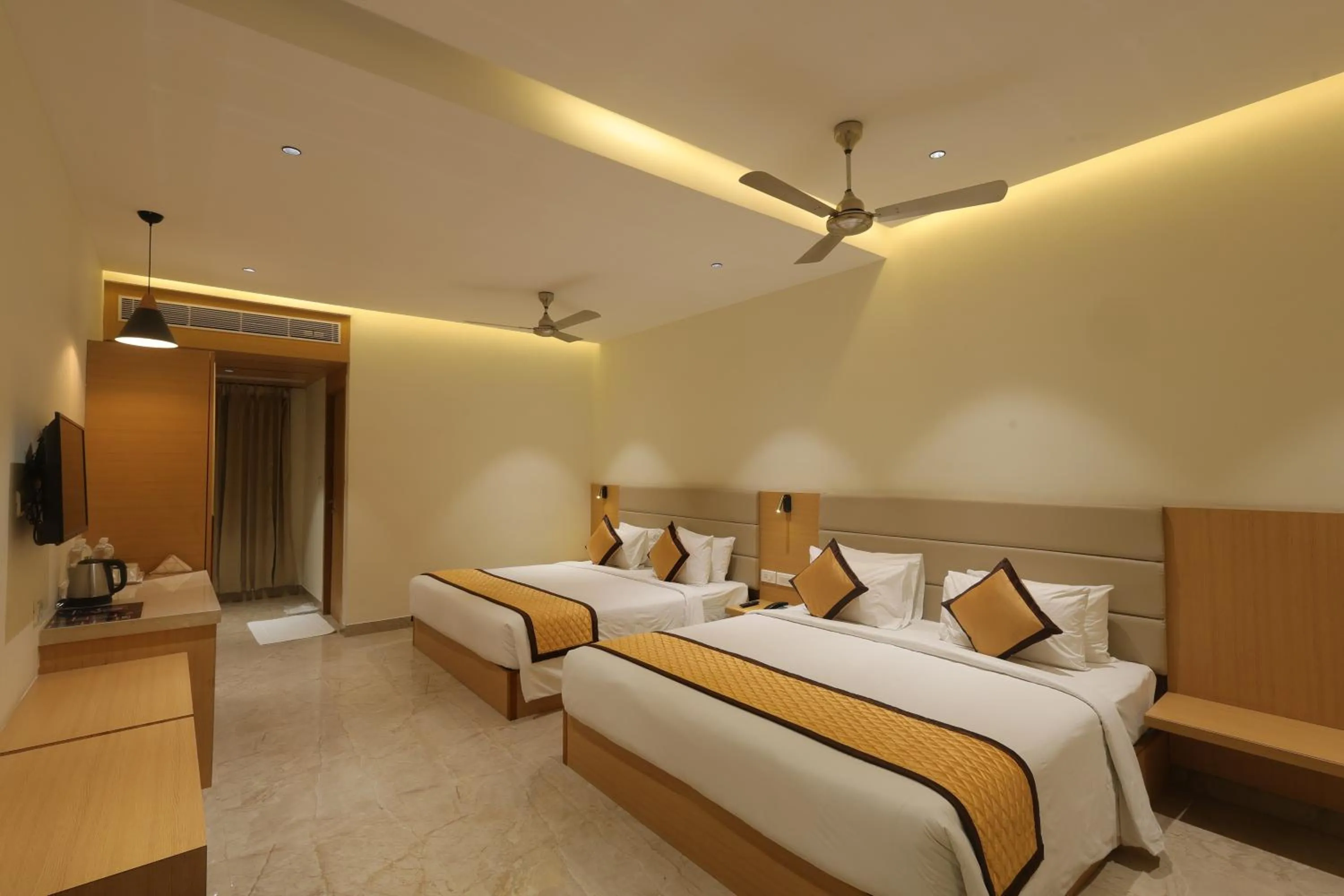 Photo of the whole room, Bed in Hotel Nakshathra- A Royal Stay