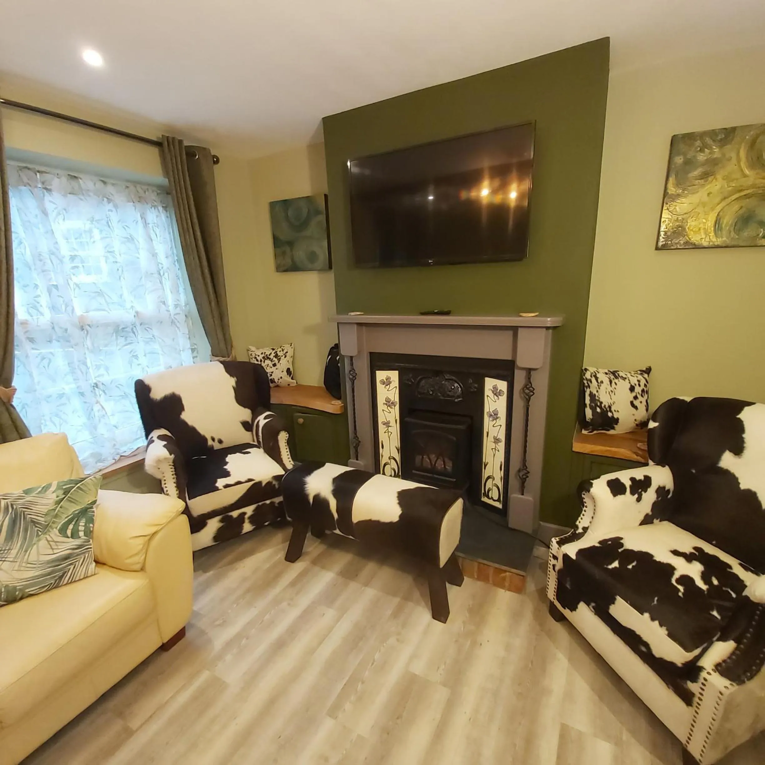 Living room in Jersey Cottage