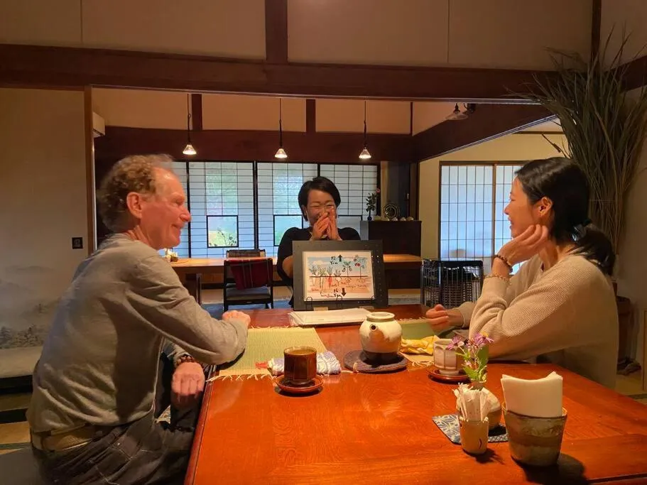 Dining area in Azumino Salon1 Cozy Onsen Retreat