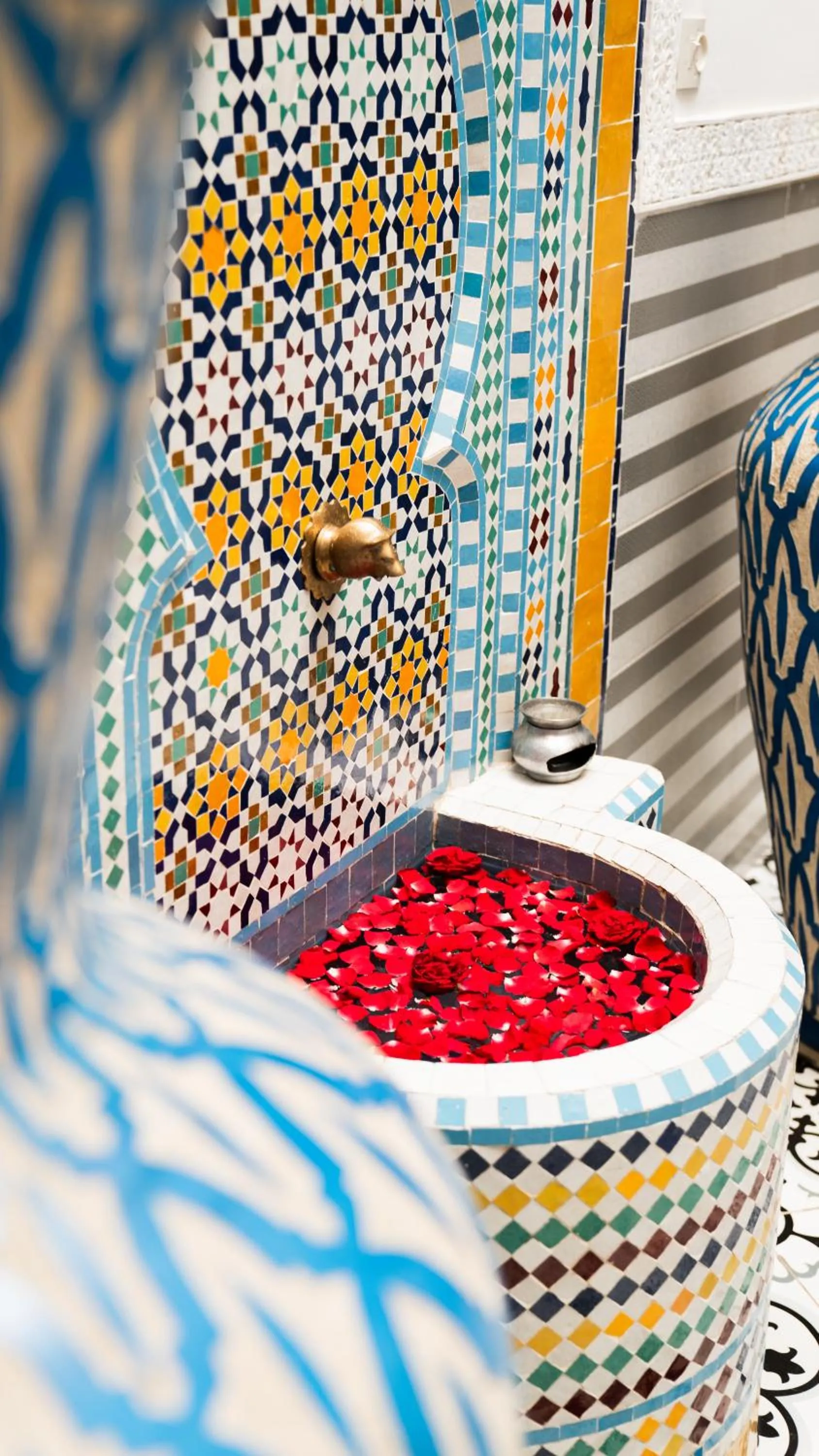 Seating area in Riad Allal