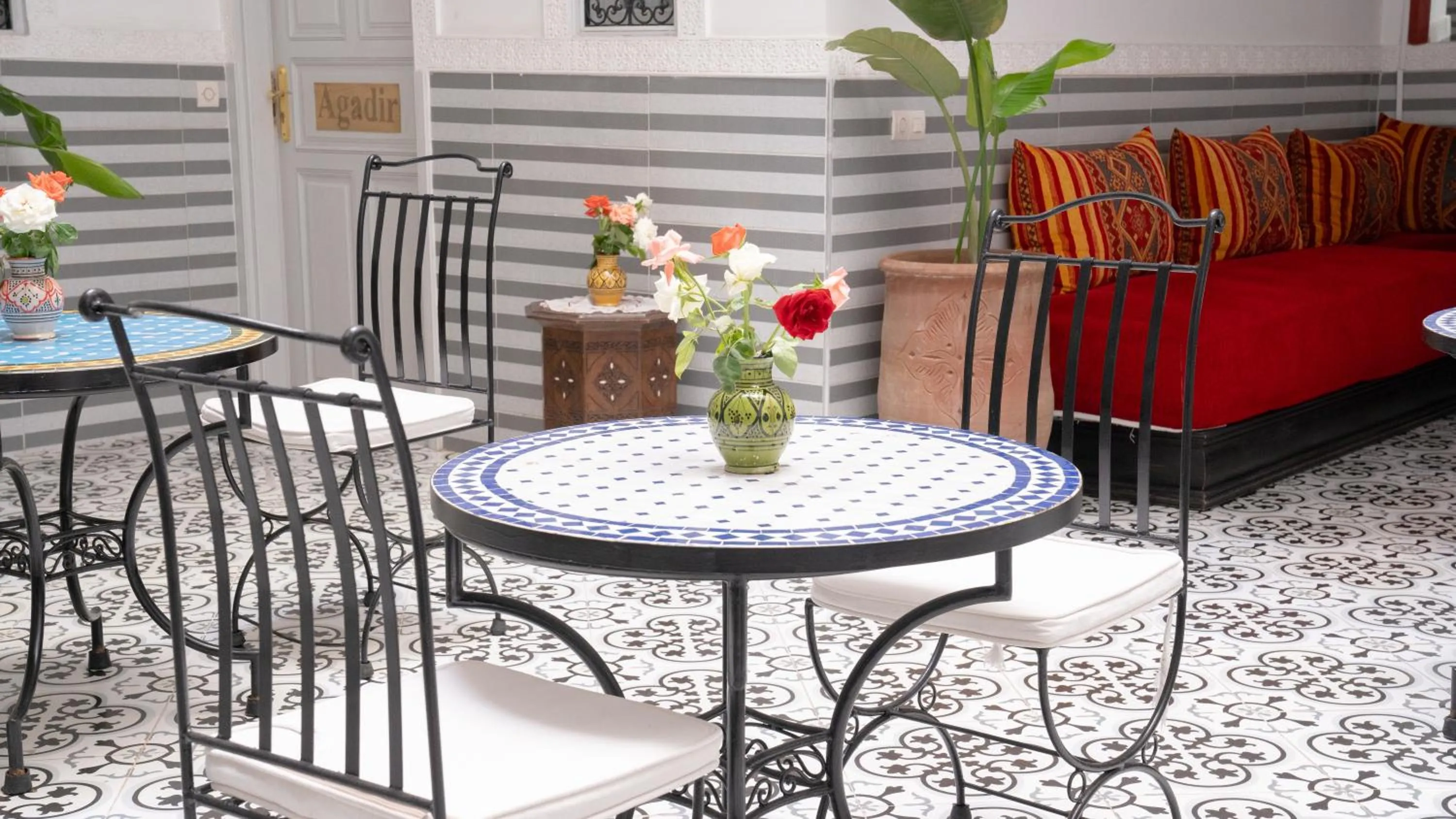 Living room in Riad Allal