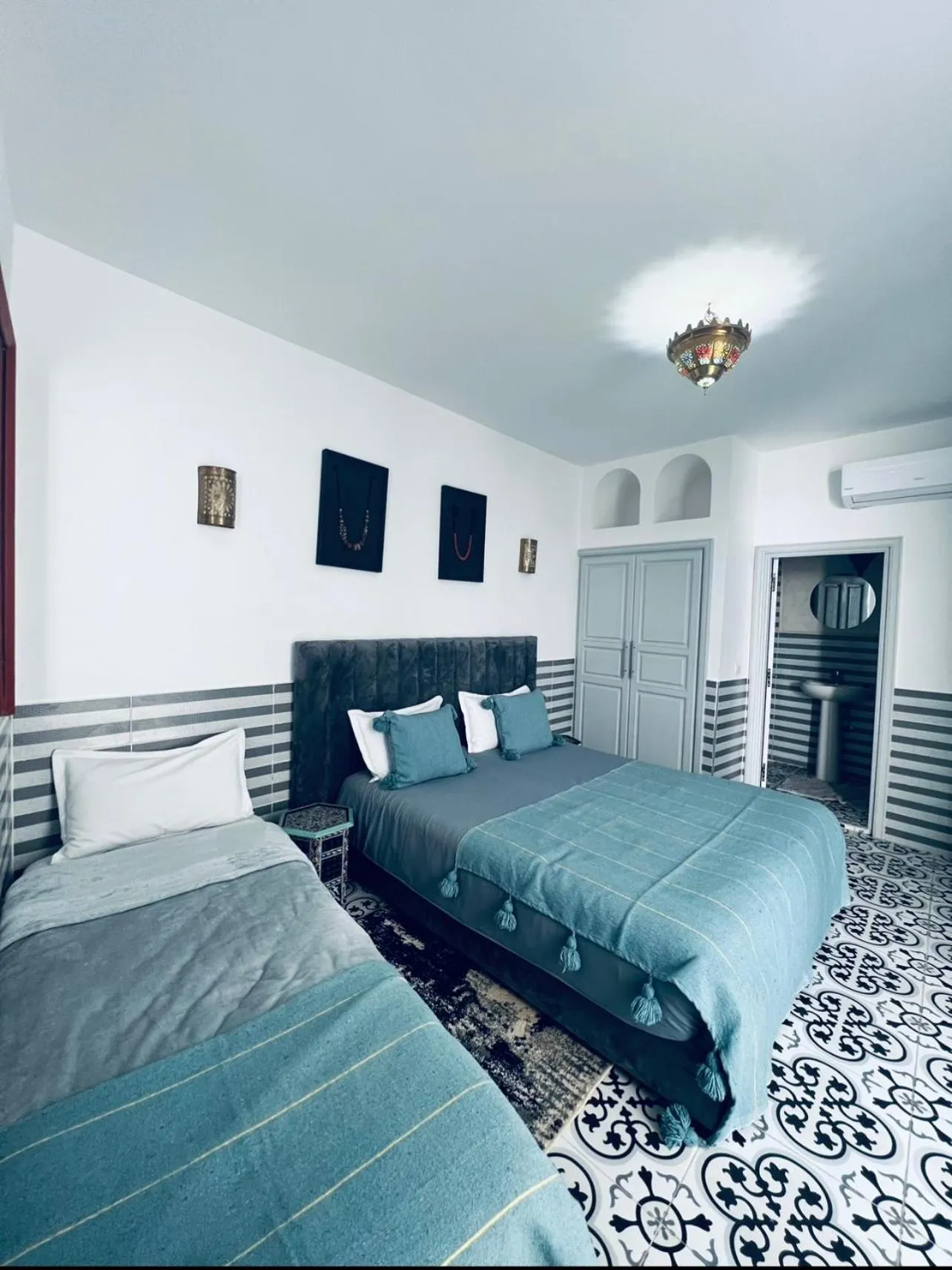 Bedroom, Bed in Riad Allal