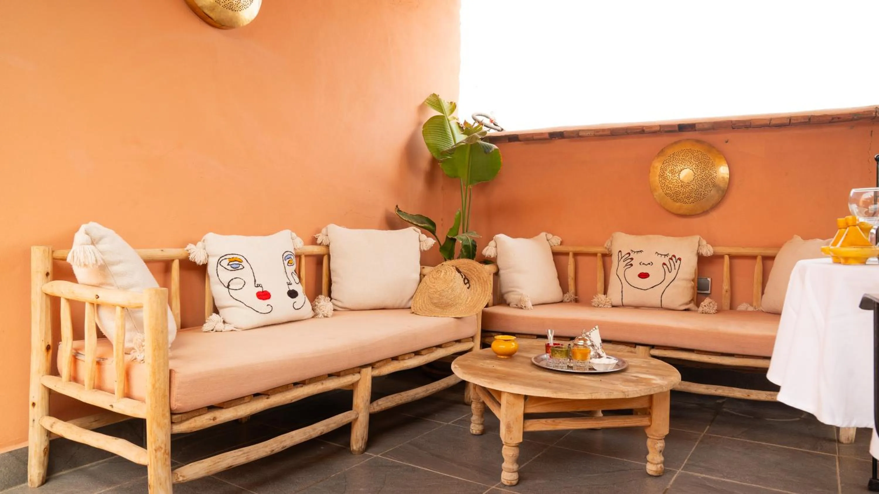 Living room in Riad Allal