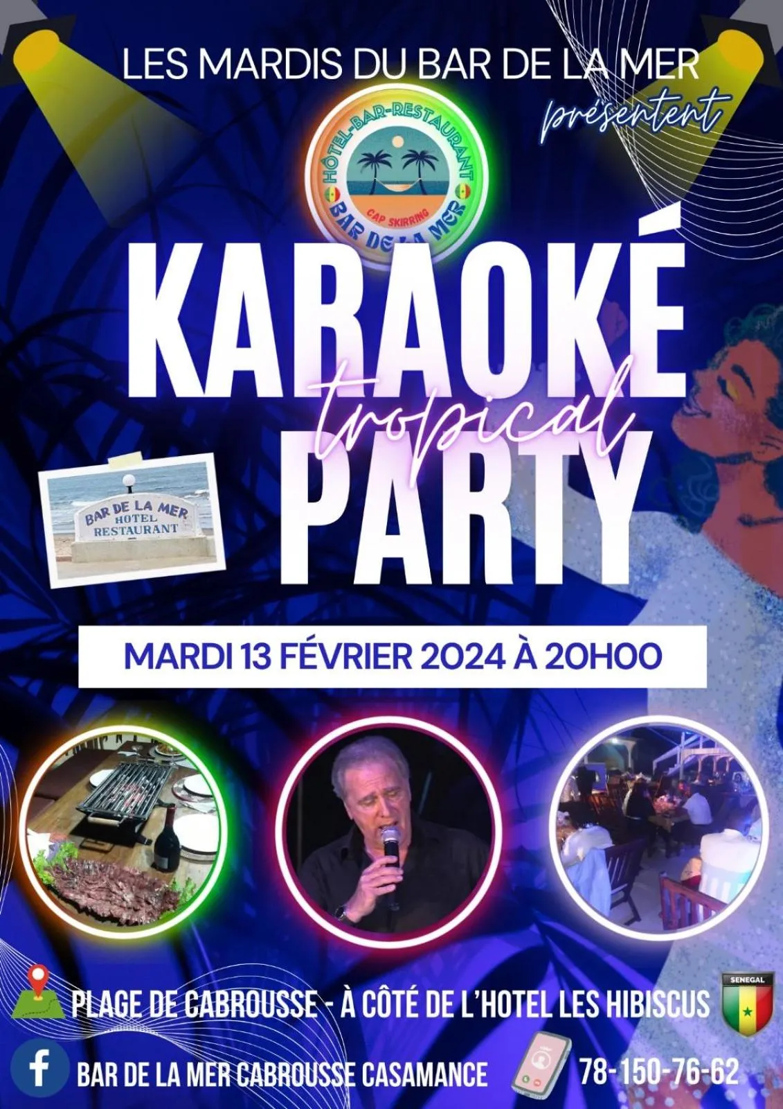 Karaoke in HOTEL DU BAR DE LA MER CAP SKIRRiNG