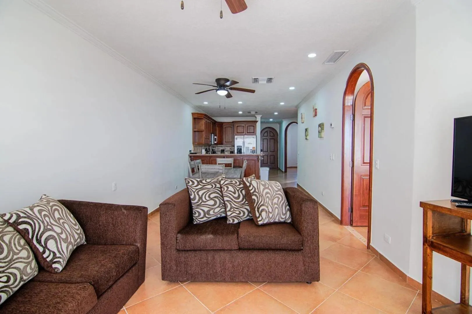 Living room in Casa Blanca Golf Villas