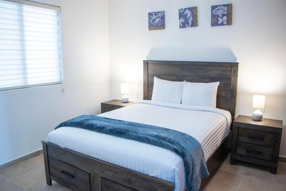 Bed in Casa Blanca Golf Villas