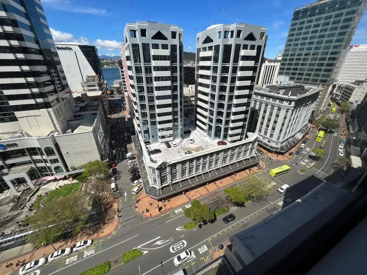 City view in Park Hotel, Lambton Quay