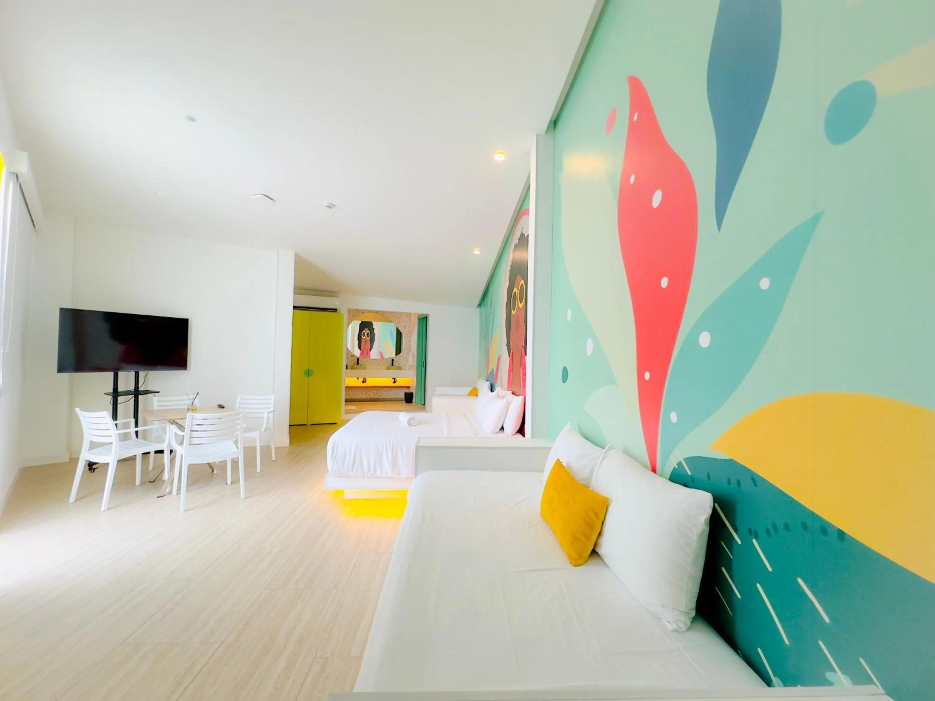 Seating area in Hotel Nomadic Design