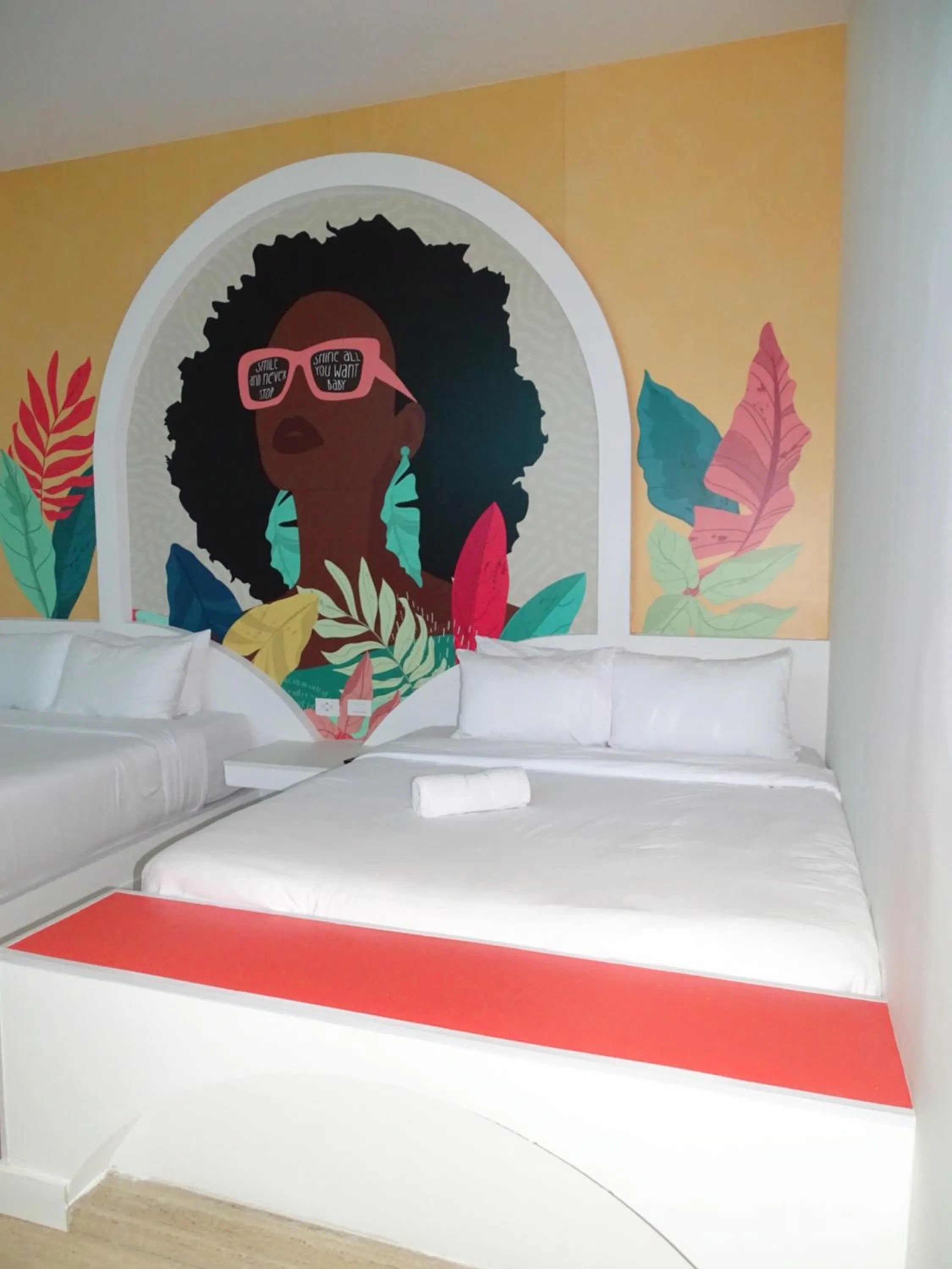 Bed in Hotel Nomadic Design