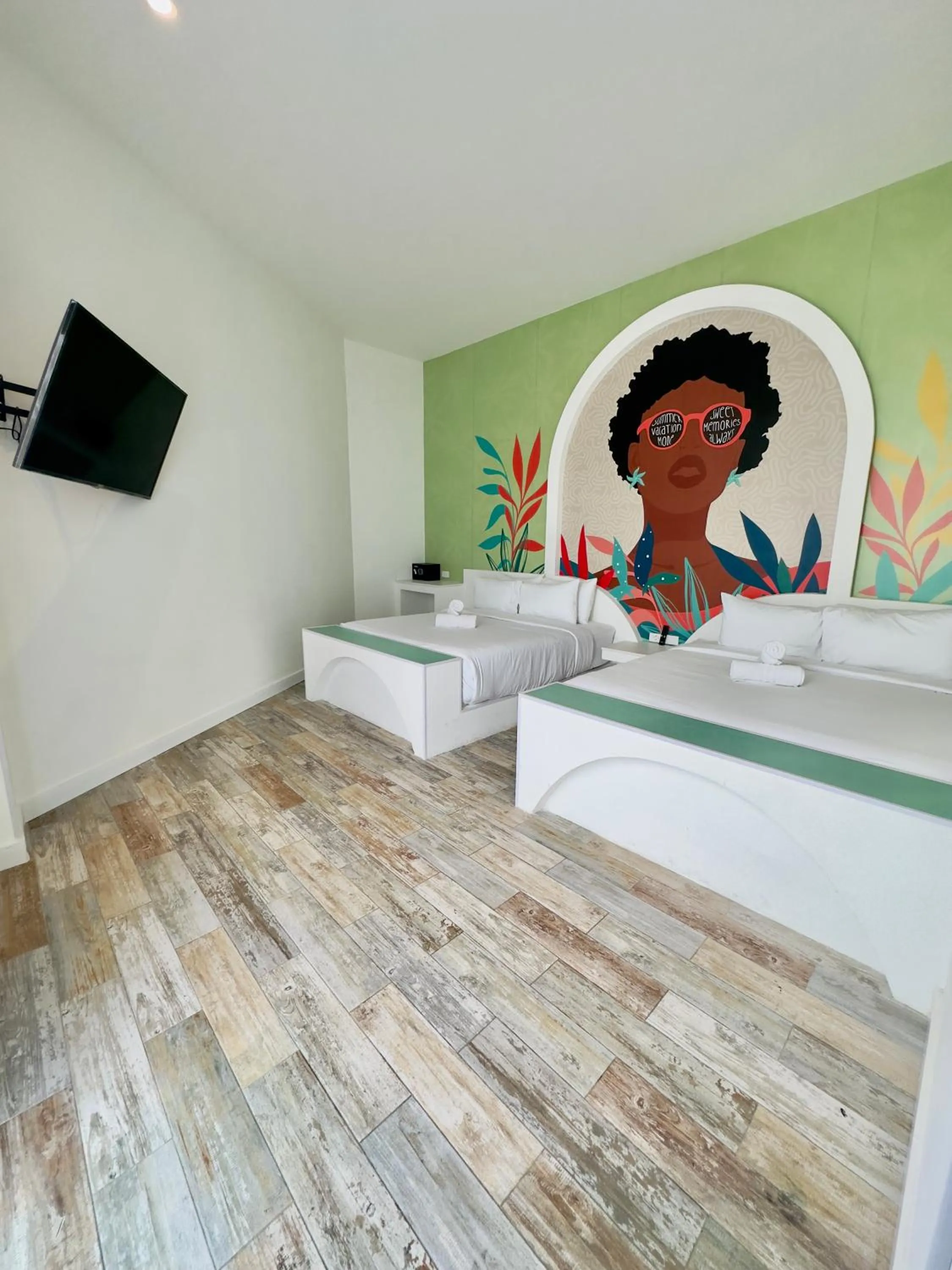 Bed in Hotel Nomadic Design