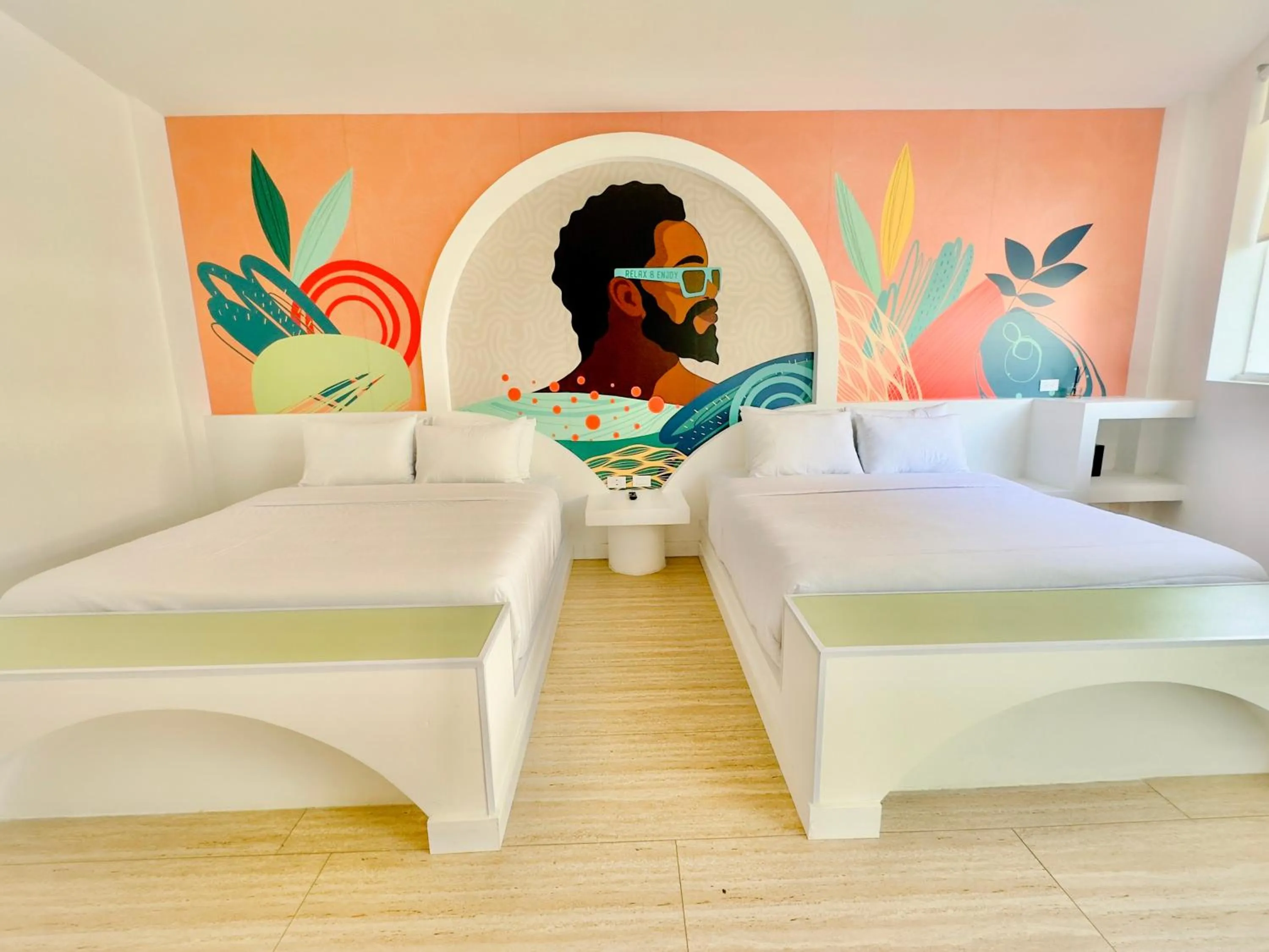 Bedroom, Bed in Hotel Nomadic Design