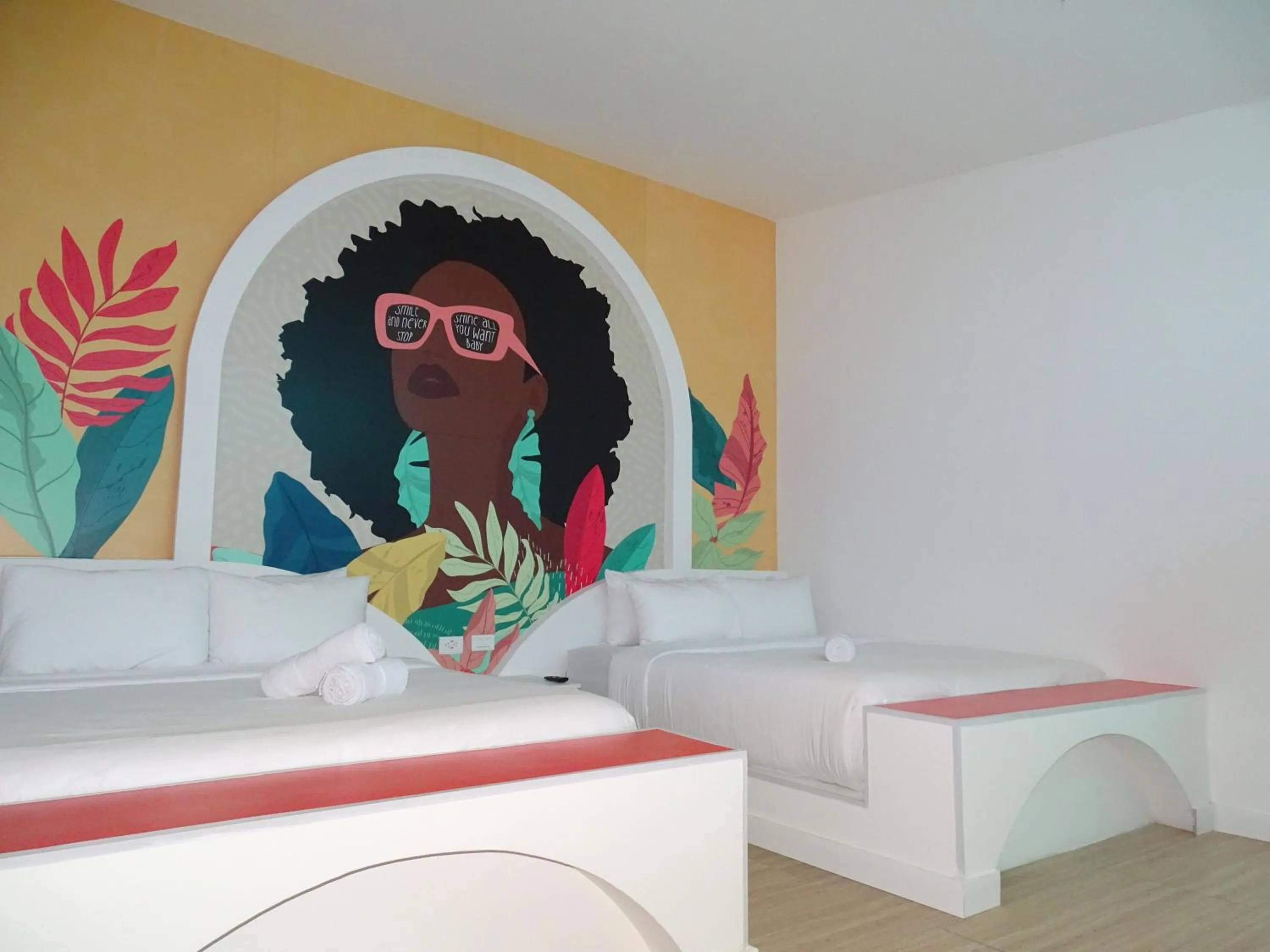 Bed in Hotel Nomadic Design