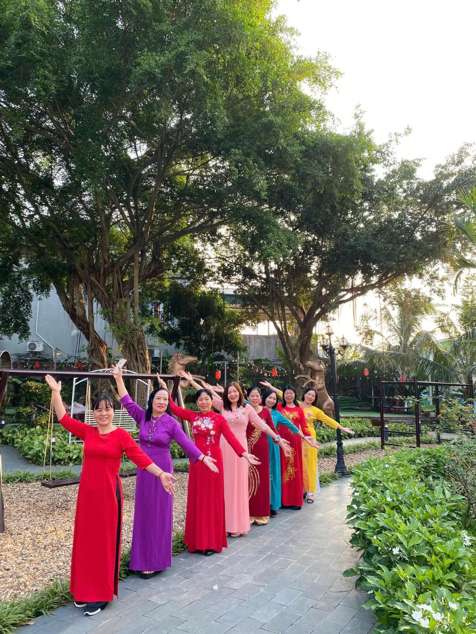 Patio in Châu Sơn Garden Resort