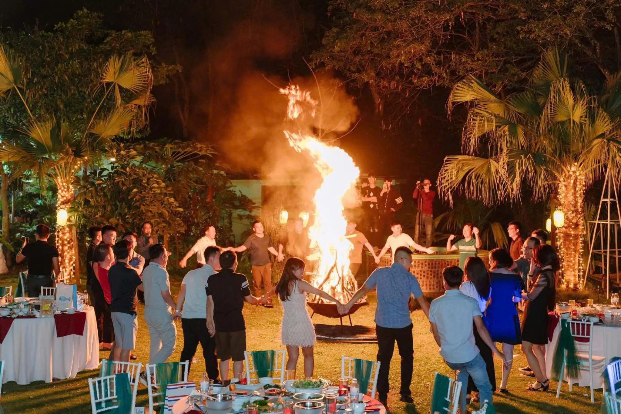 BBQ facilities in Châu Sơn Garden Resort