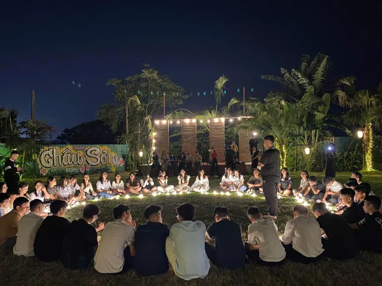 BBQ facilities in Châu Sơn Garden Resort