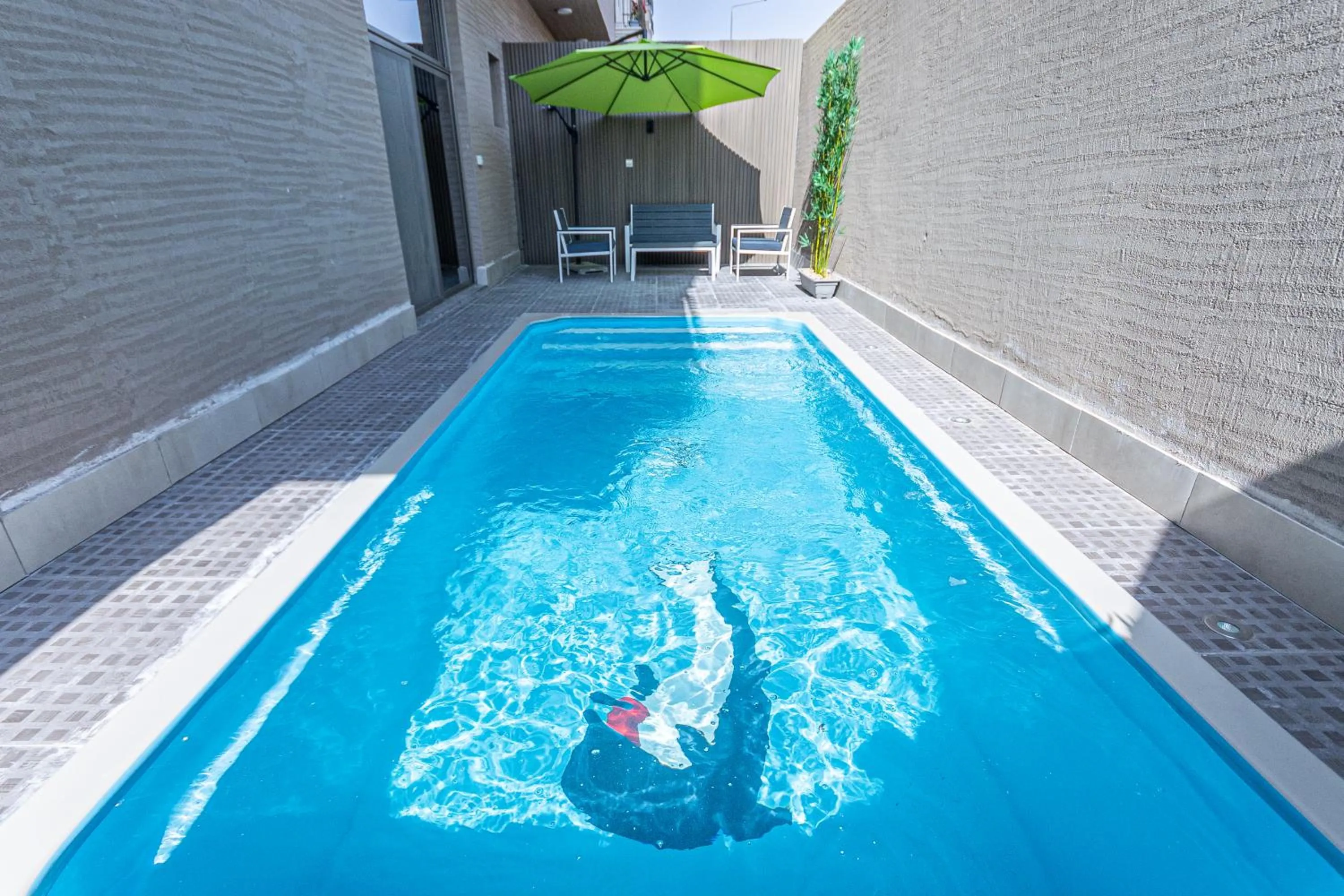 Swimming pool in Land Walk Hotel Al Taawun Riyadh