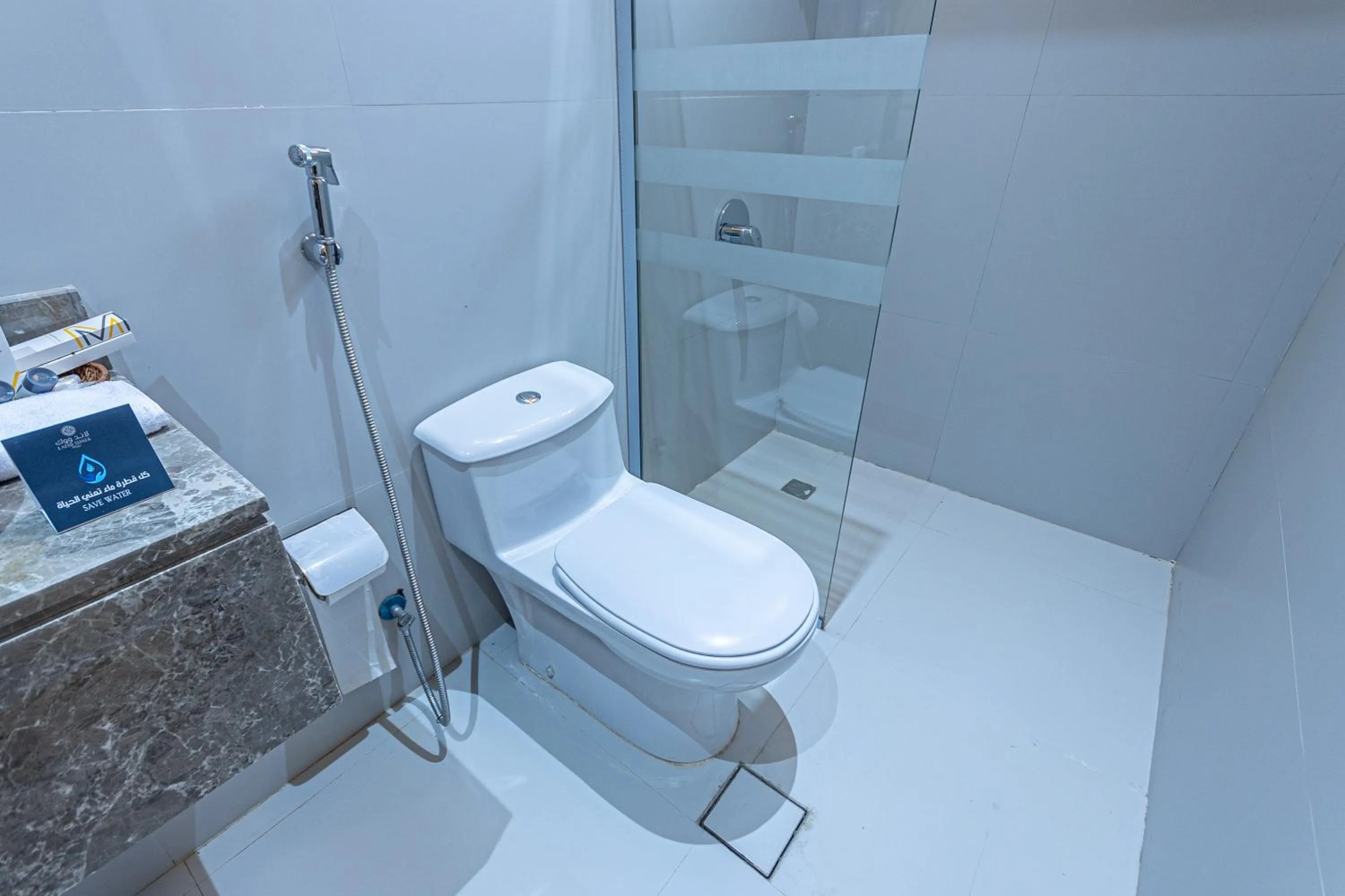 Shower in Land Walk Hotel Al Taawun Riyadh