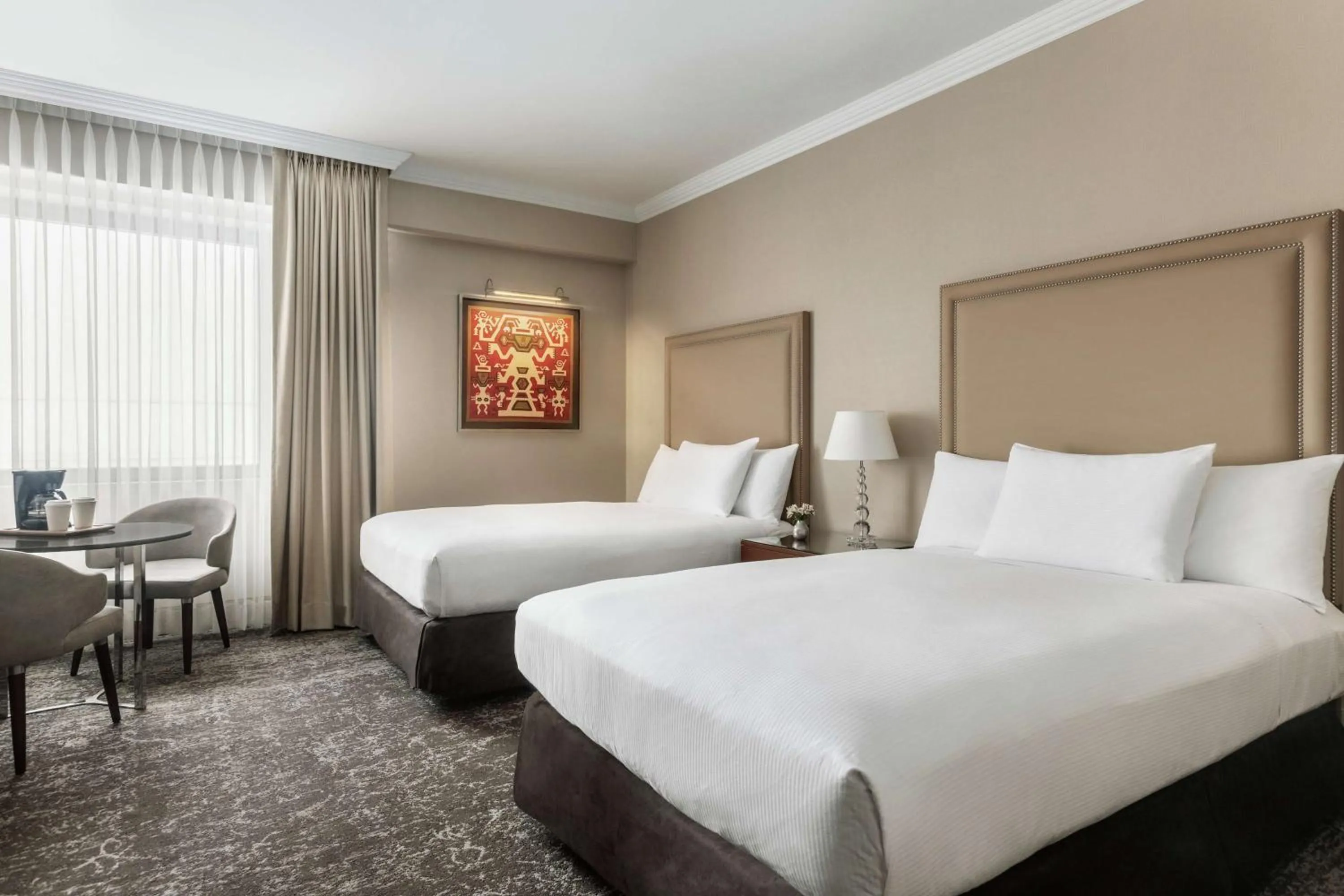 Bed in DoubleTree by Hilton Lima Miraflores El Pardo