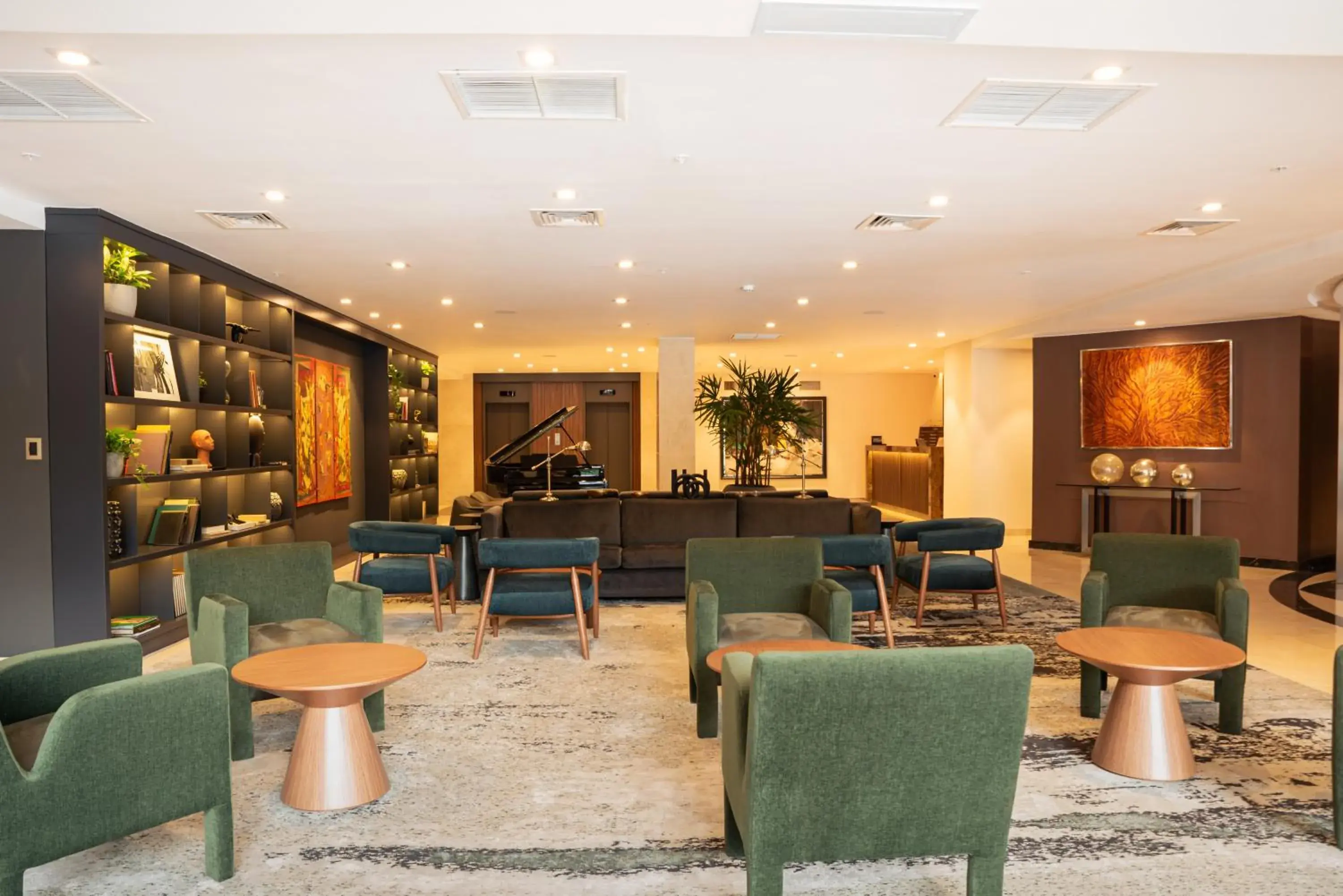 Lobby or reception in DoubleTree by Hilton Lima Miraflores El Pardo Lobby or reception in DoubleTree by Hilton Lima Miraflores El Pardo