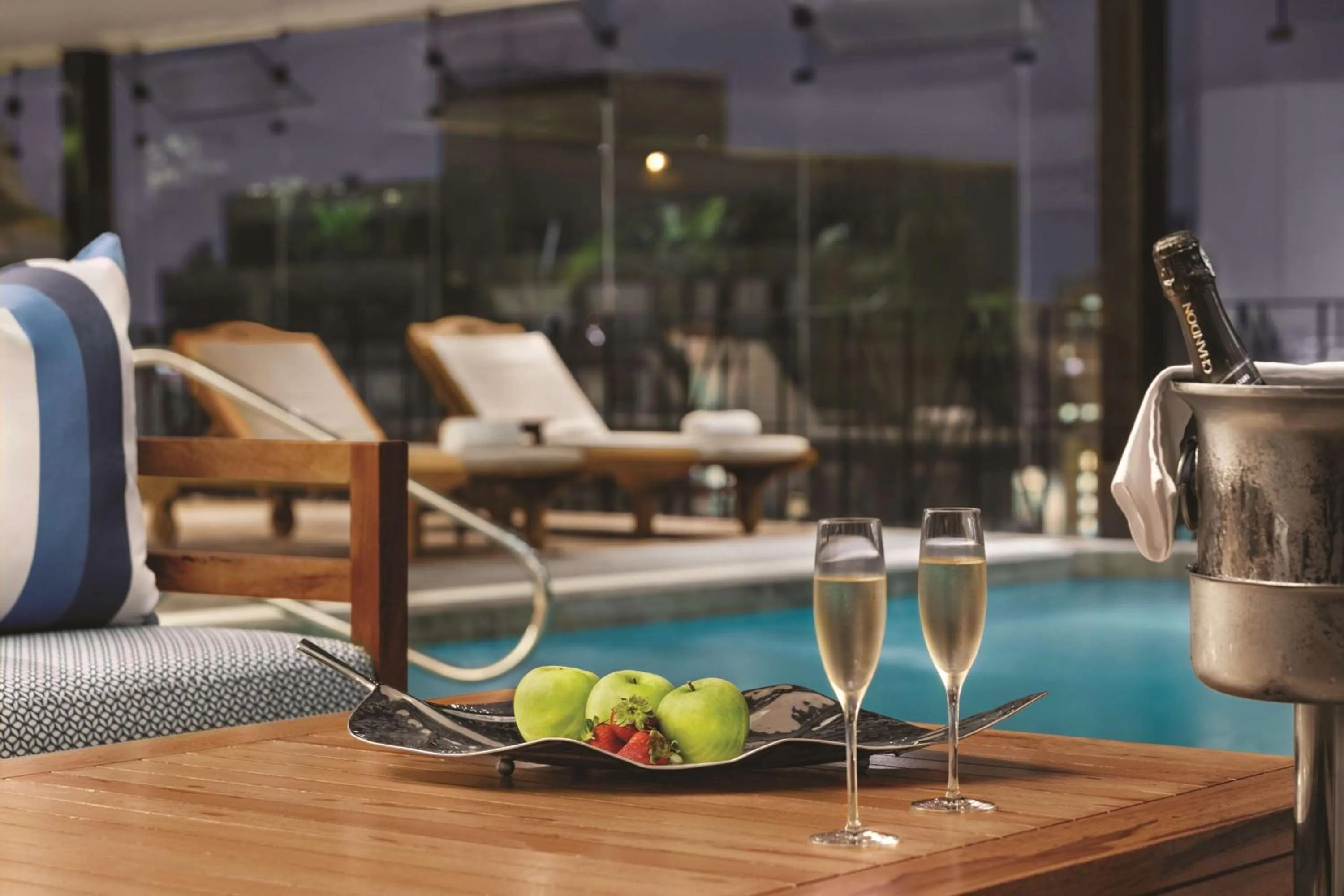 Pool view in DoubleTree by Hilton Lima Miraflores El Pardo