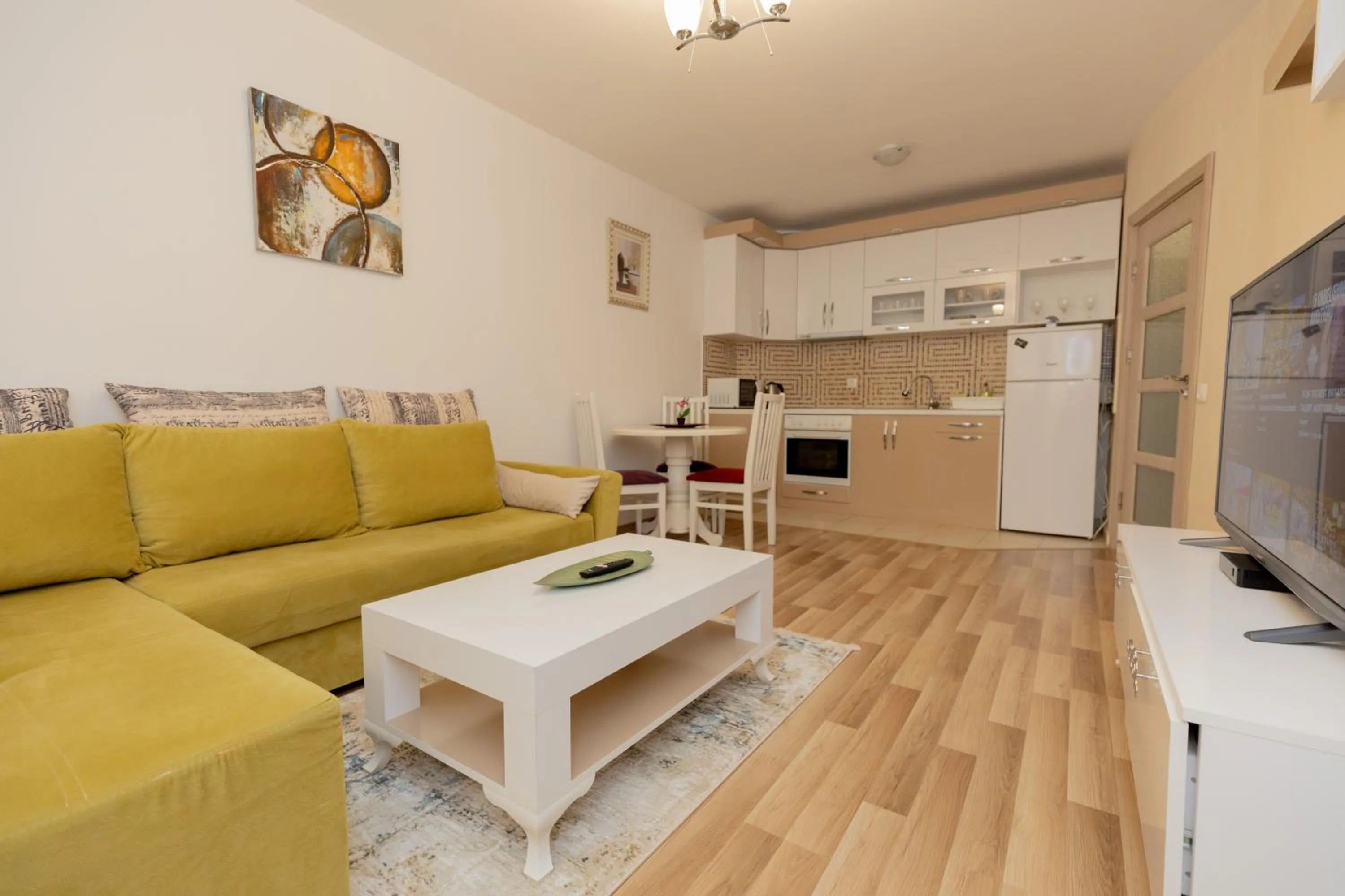 Living room in Dodona ApartHotel in Prishtina