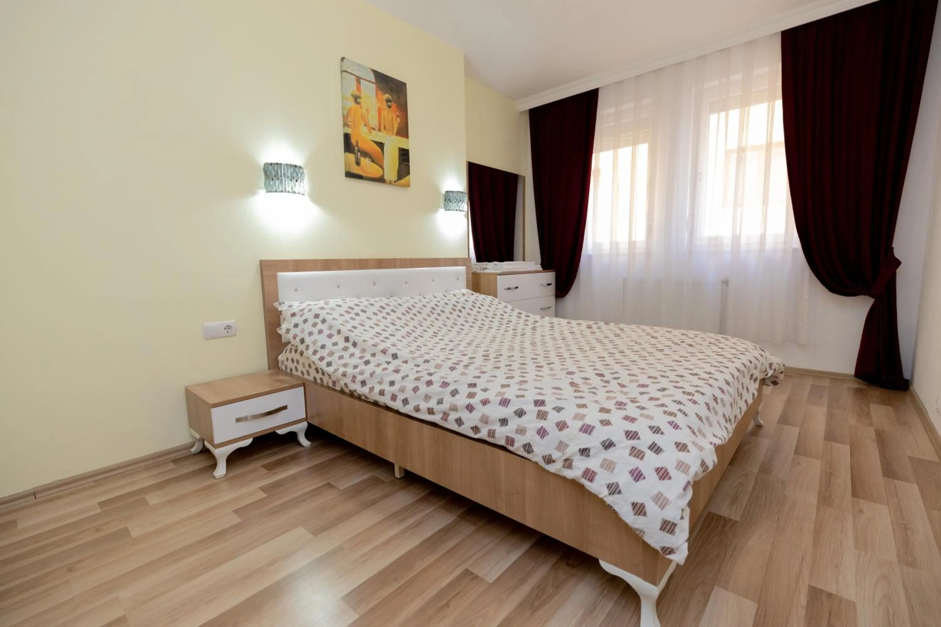 Bed in Dodona ApartHotel in Prishtina