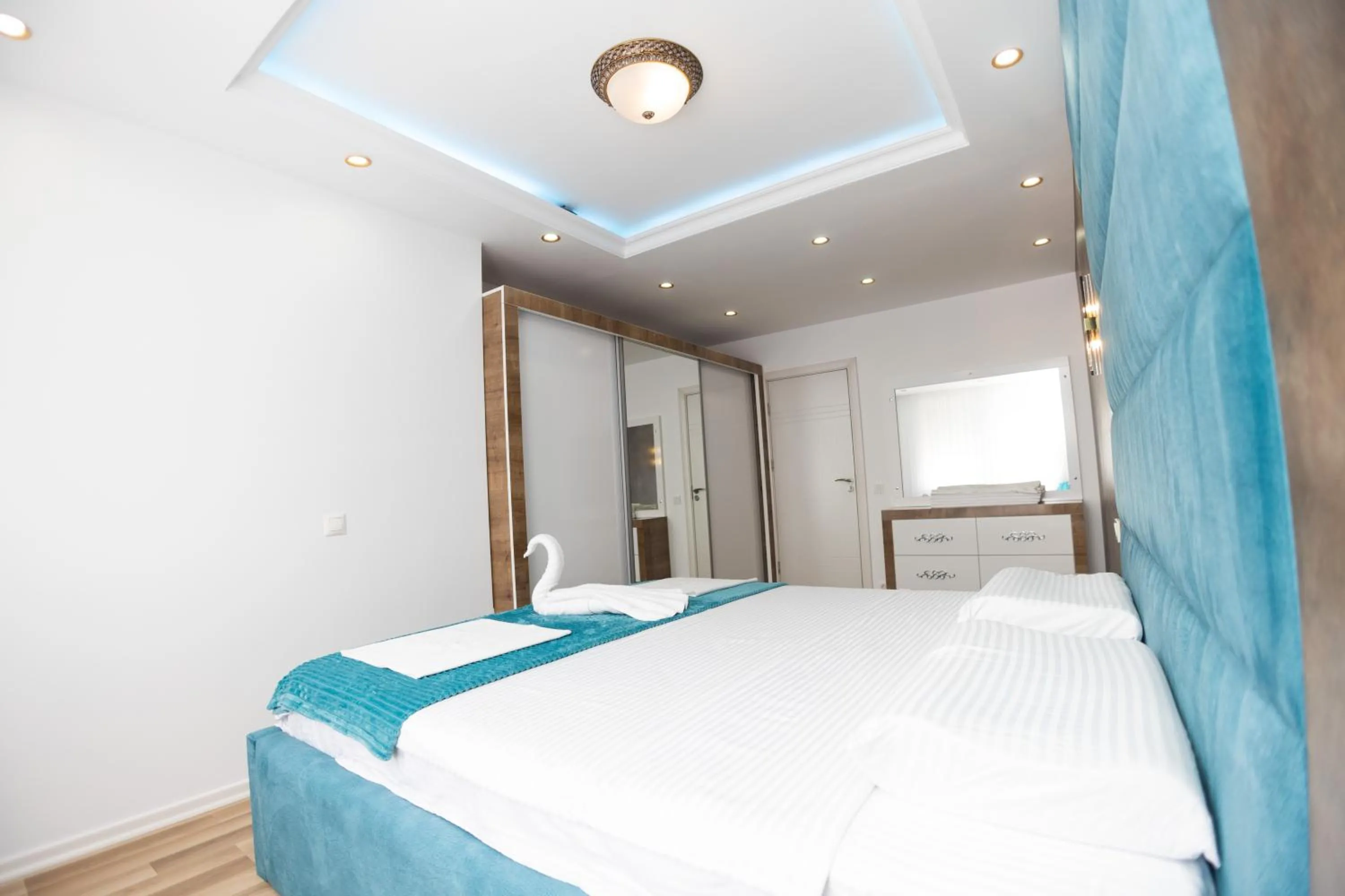 Bed in Dodona ApartHotel in Prishtina