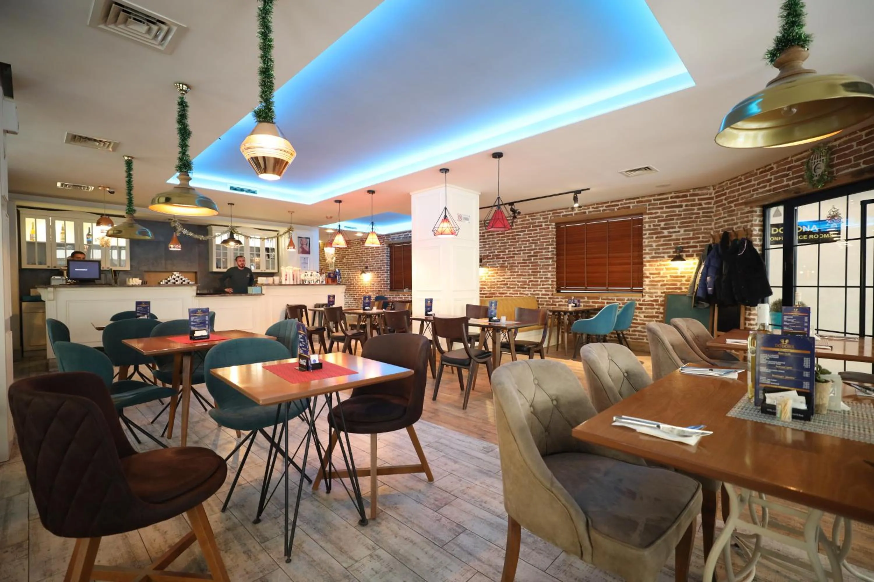 Seating area in Dodona ApartHotel in Prishtina
