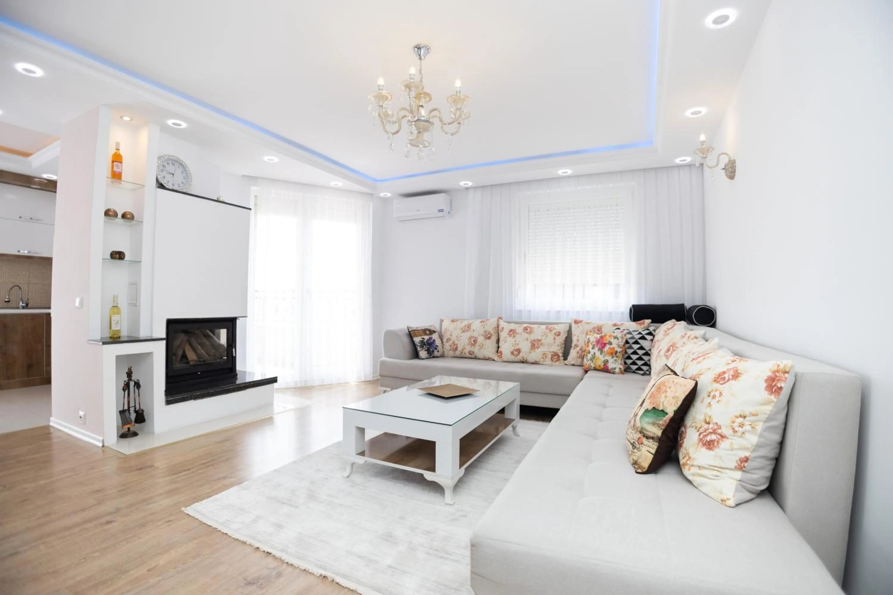 Living room in Dodona ApartHotel in Prishtina