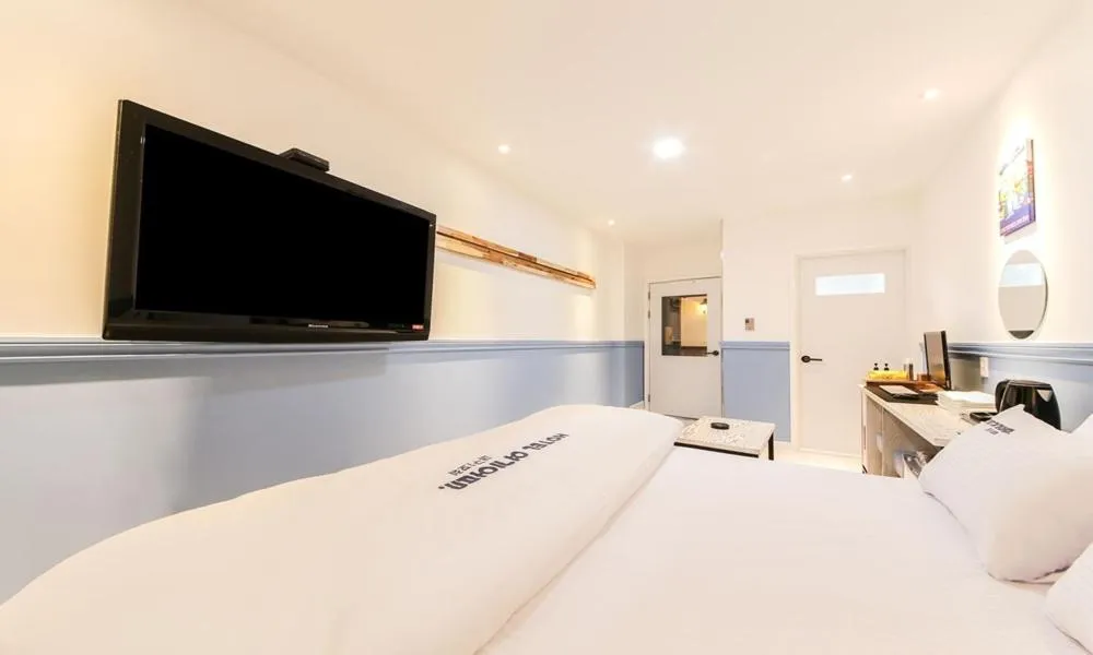 Bed in Hotel Yeogieutte Dongdaegu