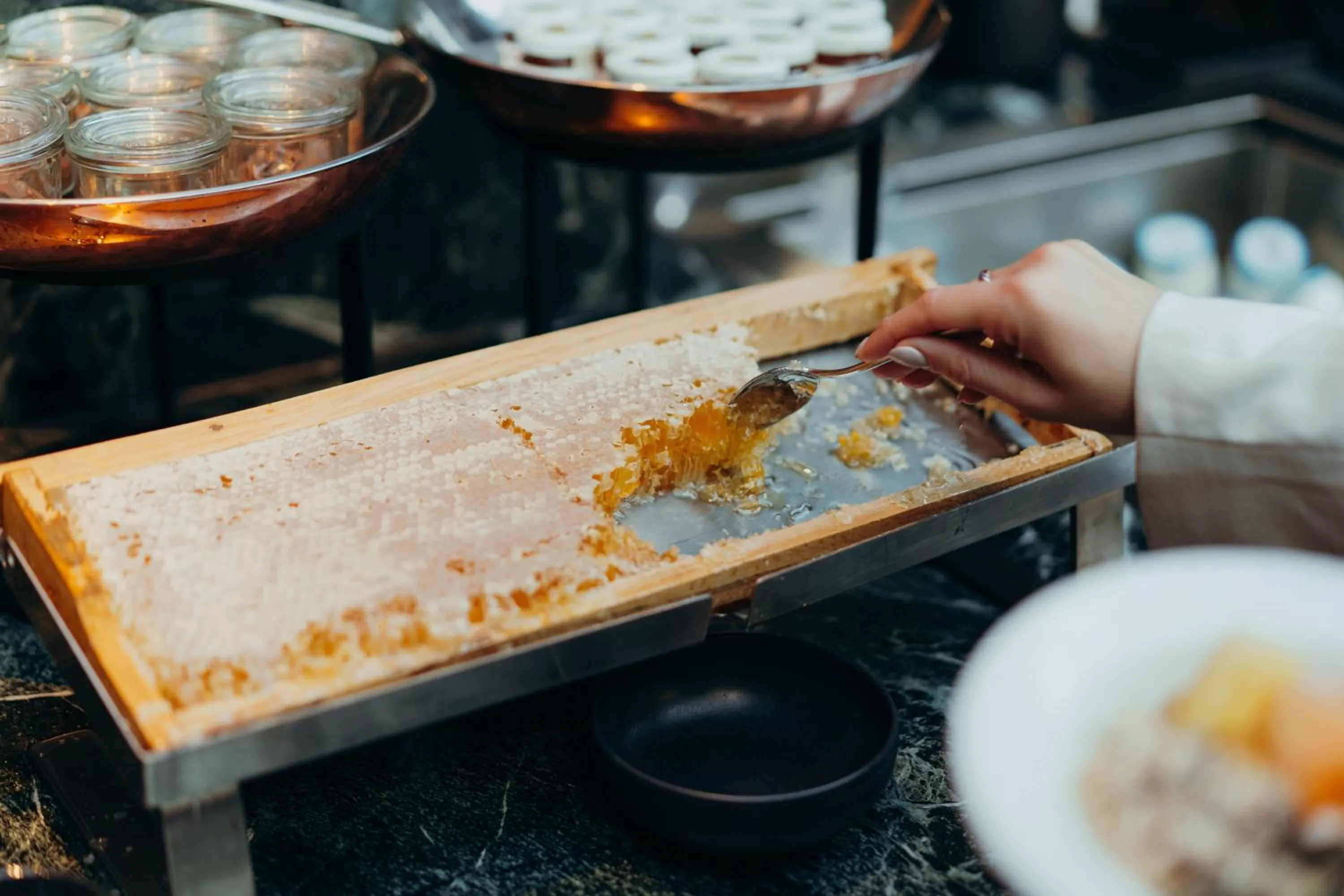 Buffet breakfast in sly Berlin
