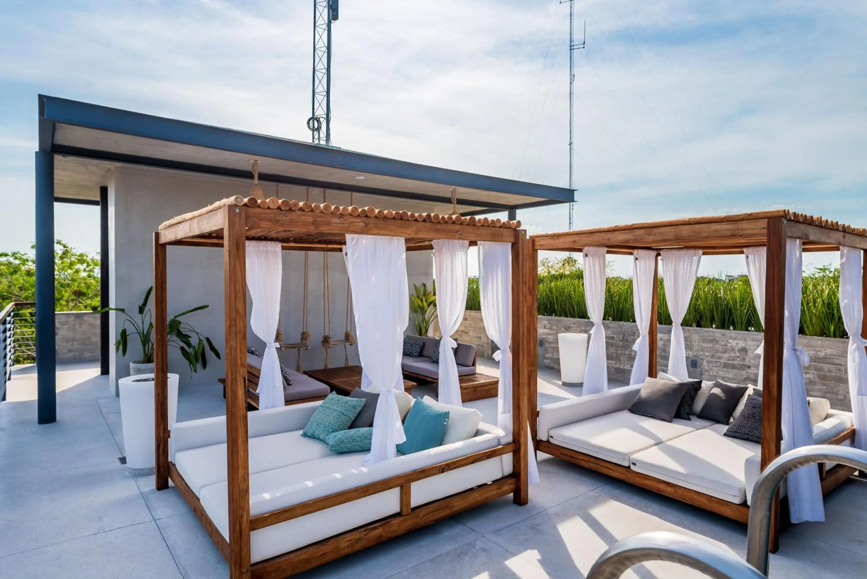 Balcony/Terrace in Incredible 1BR Swim Up with Private Cenote and Big Gym