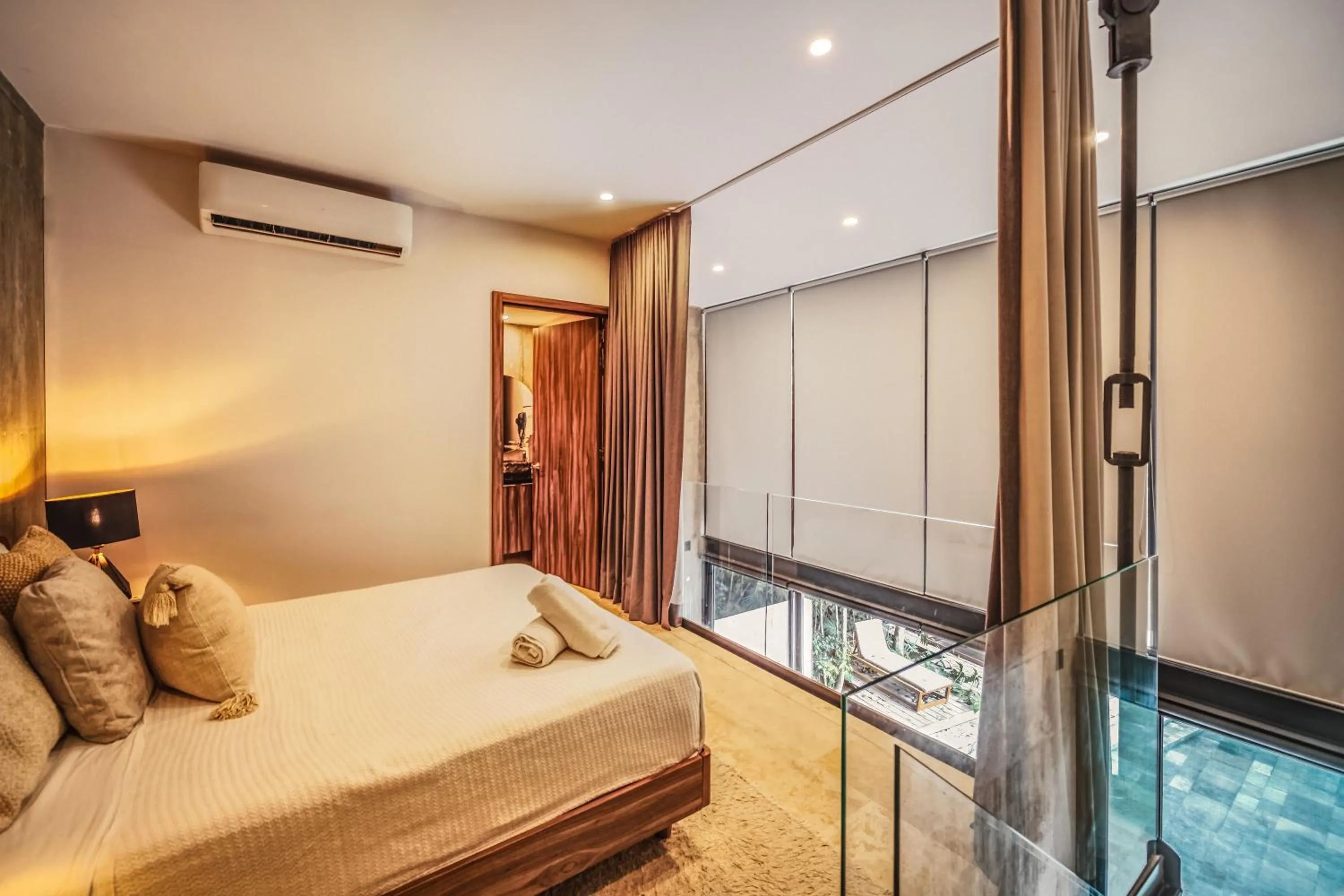 Bedroom, Bed in Incredible 1BR Swim Up with Private Cenote and Big Gym