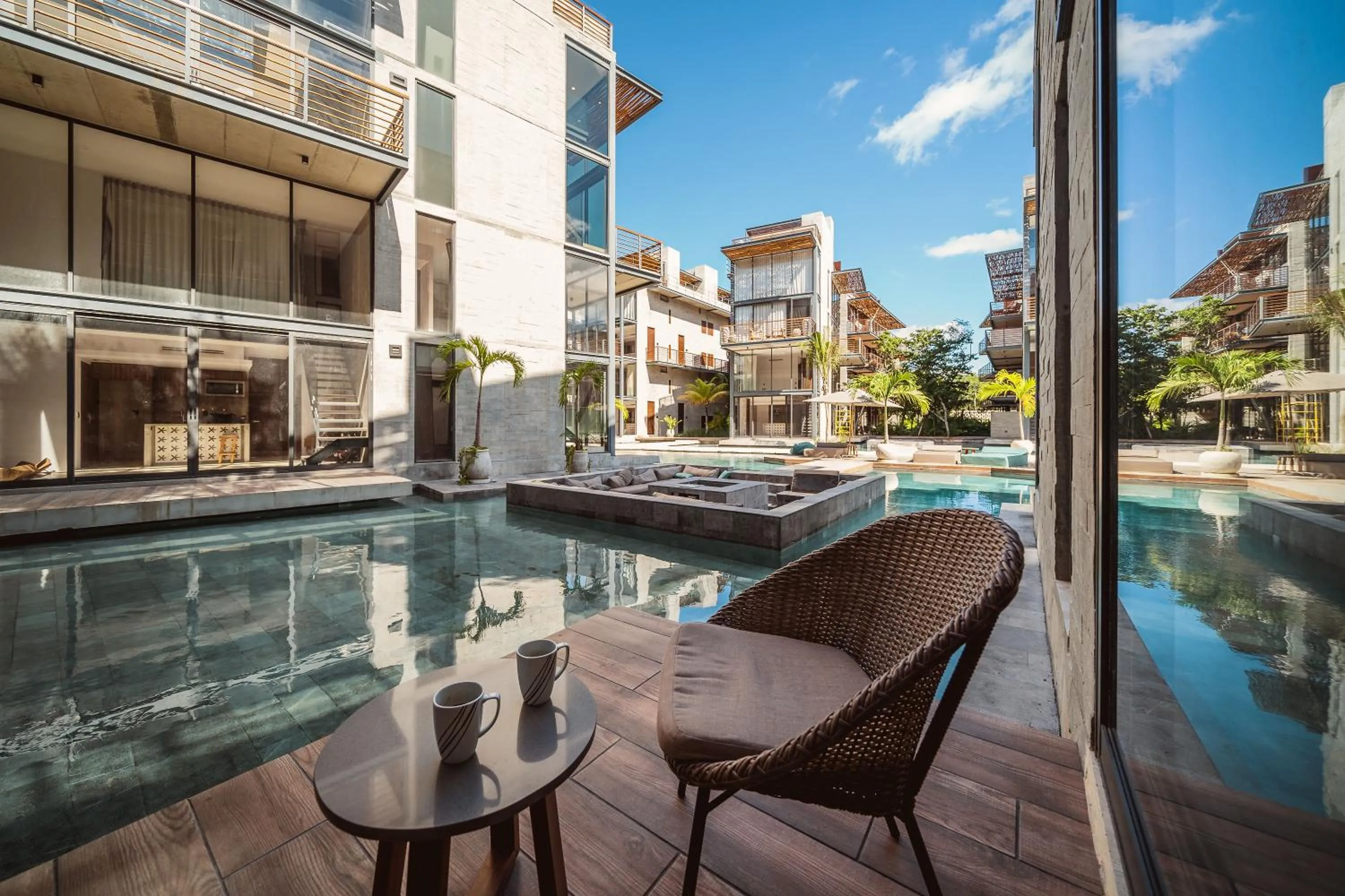 Swimming pool in Incredible 1BR Swim Up with Private Cenote and Big Gym