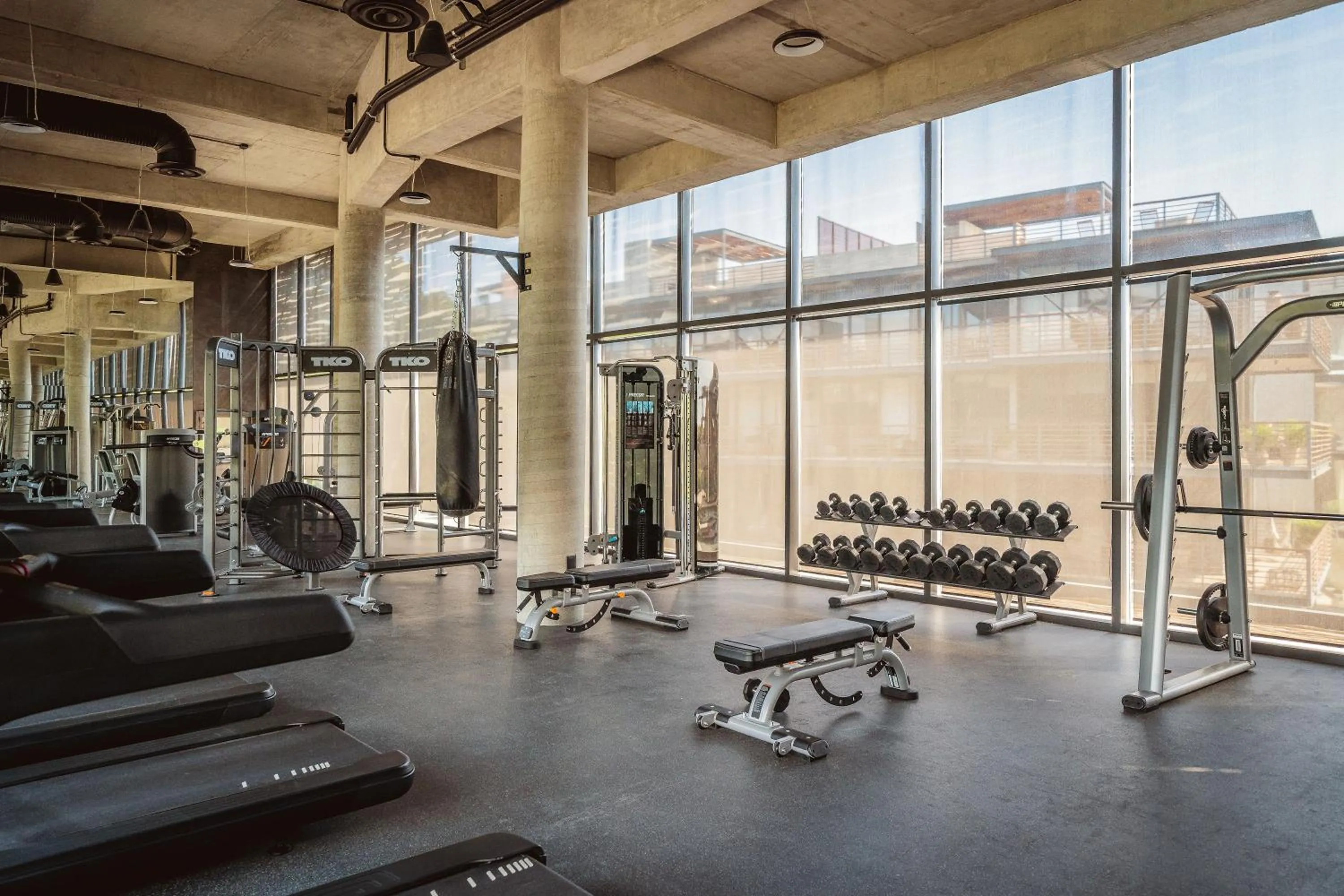 Fitness centre/facilities in Incredible 1BR Swim Up with Private Cenote and Big Gym