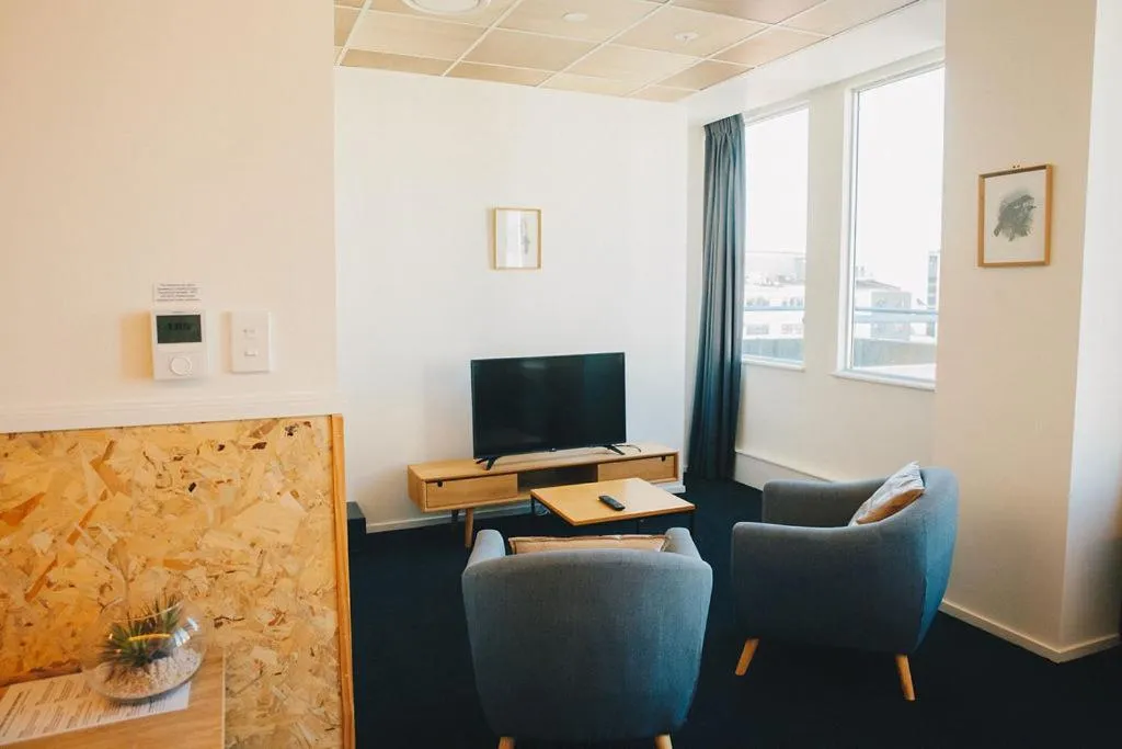 Living room in Liberty Apartment Hotel