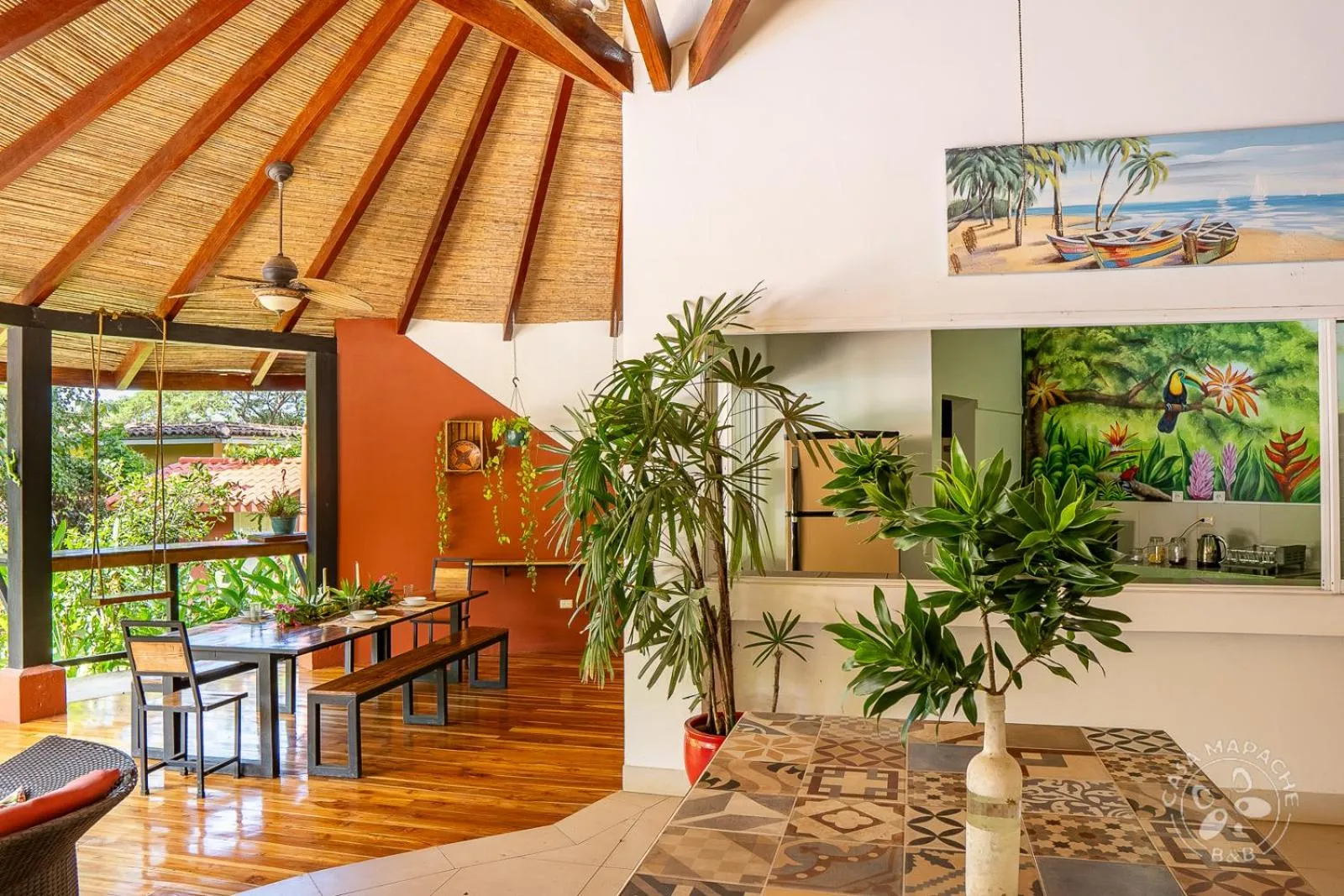 Kitchen or kitchenette in Casa Mapache