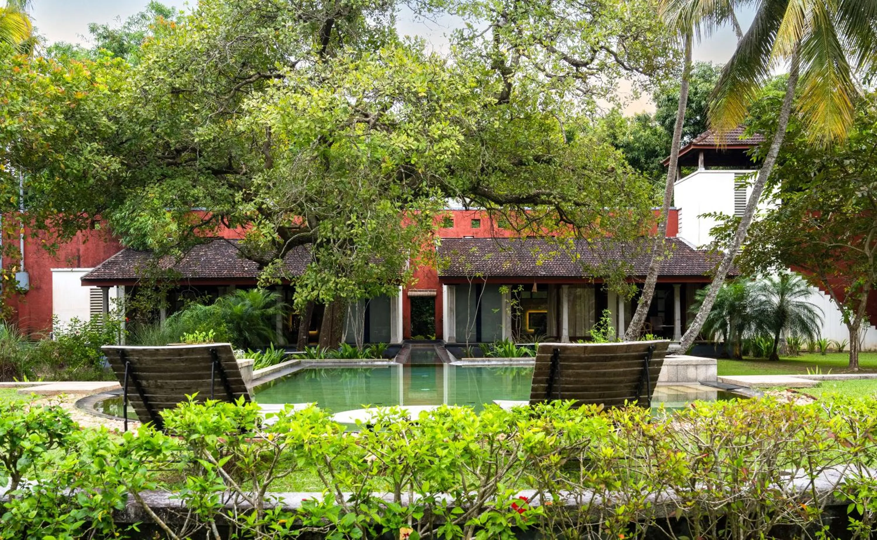 Garden view in Baymaas LakeHouse