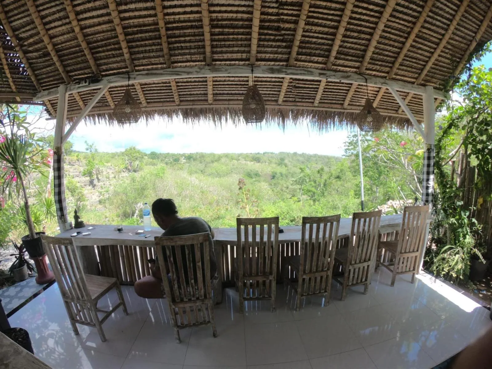 Natural landscape in Penida Hills