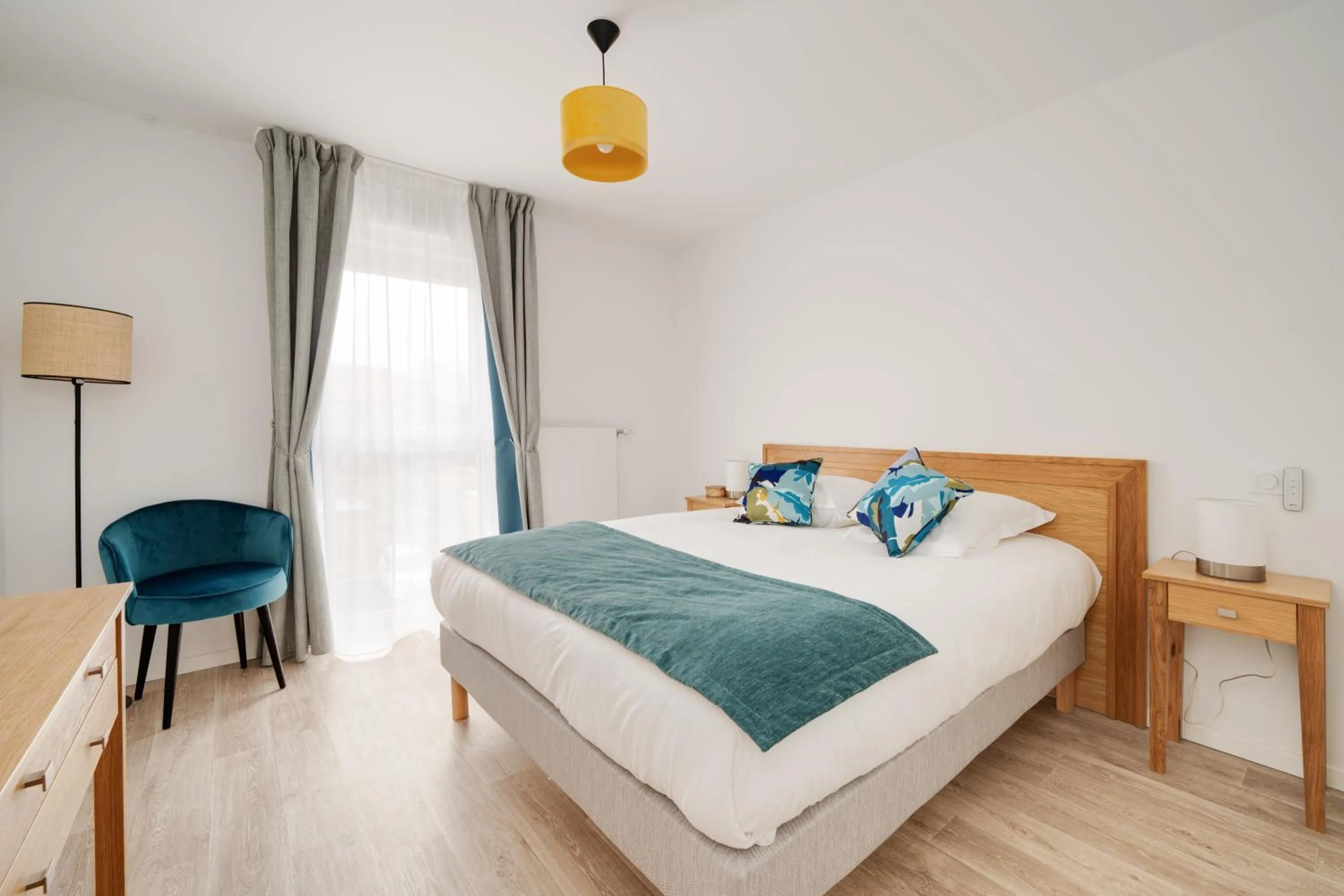 Bedroom, Bed in Domitys La Cristal'In